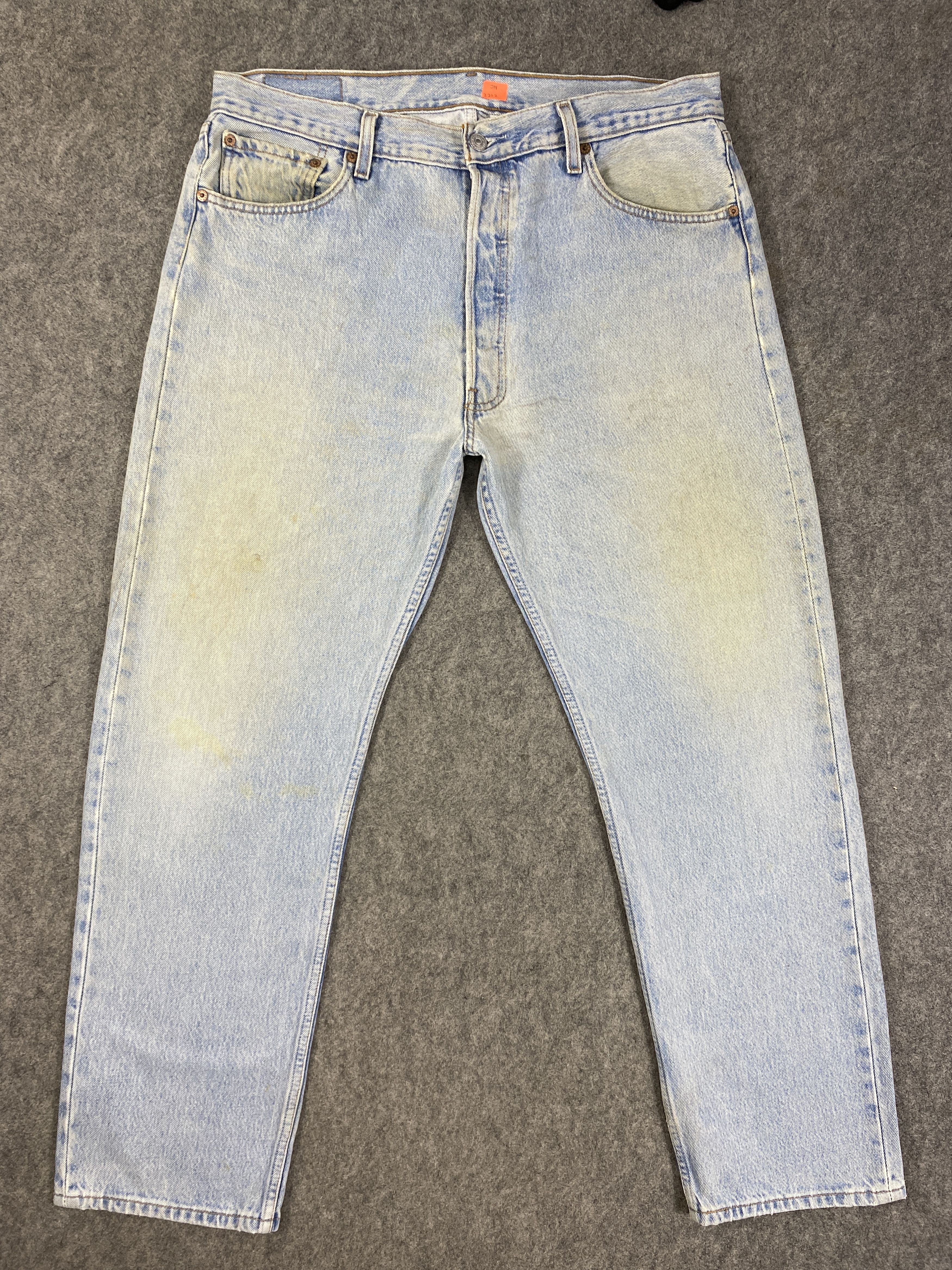 image of Distressed Denim x Levis Light Blue Wash Vintage Levi's 501 36X29.5 Denim -Jn2212, Men's