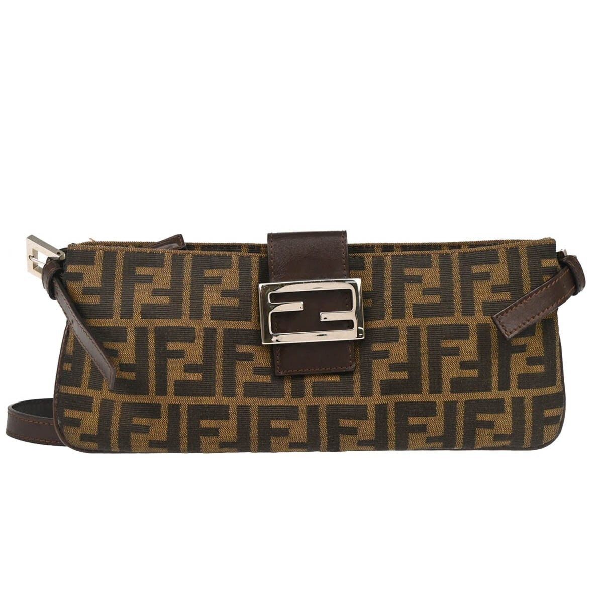 Fendi Fendi Baguette Pochette Zucca Canvas Size ONE SIZE - 1 Thumbnail