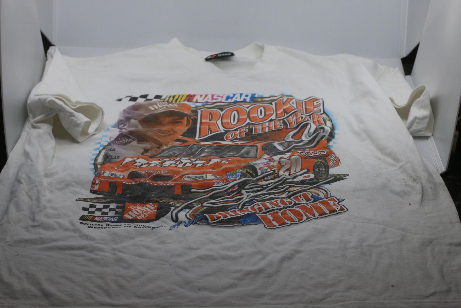 Other Pre-owned Nascar rookie of the year home depot t-shirt XL Size US XL / EU 56 / 4 - 8 Thumbnail