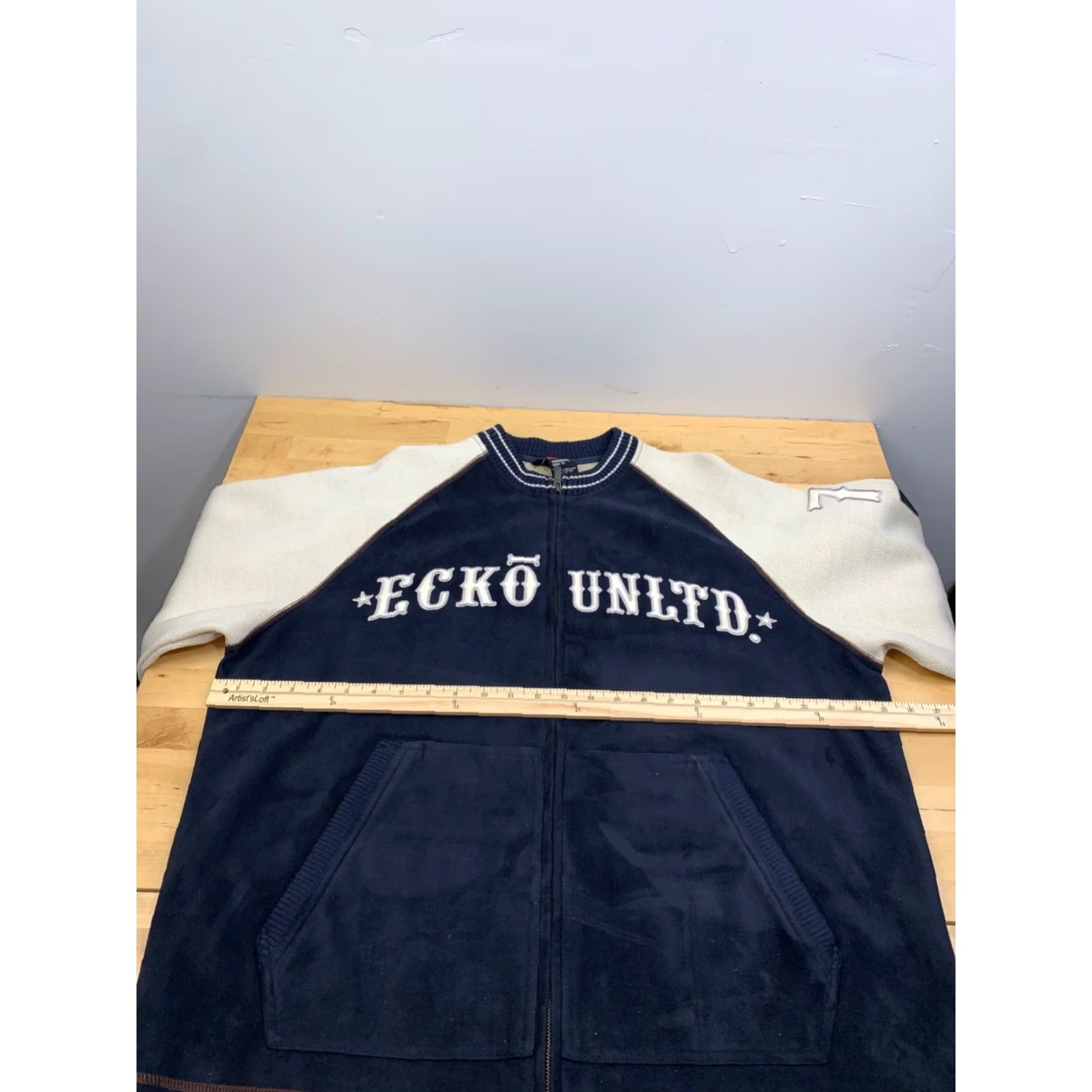 Ecko Unltd. VINTAGE Ecko Unltd Jacket Mens L Blue Zip Size US L / EU 52-54 / 3 - 6 Thumbnail
