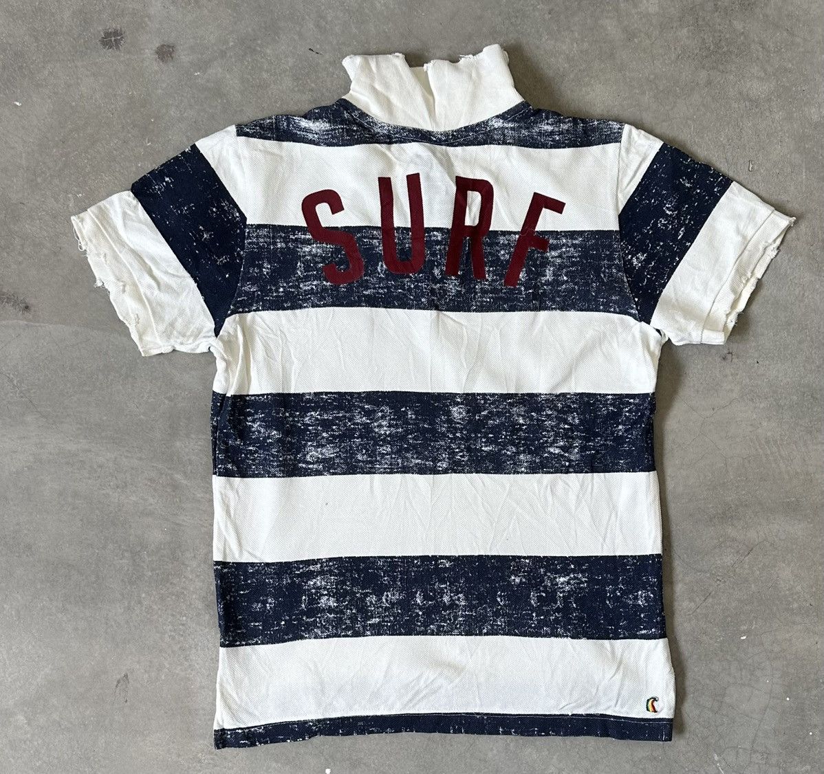 Soft Surroundings HORN G.M.T SURF STRIPES POLO TEE Size US M / EU 48-50 / 2 - 8 Thumbnail