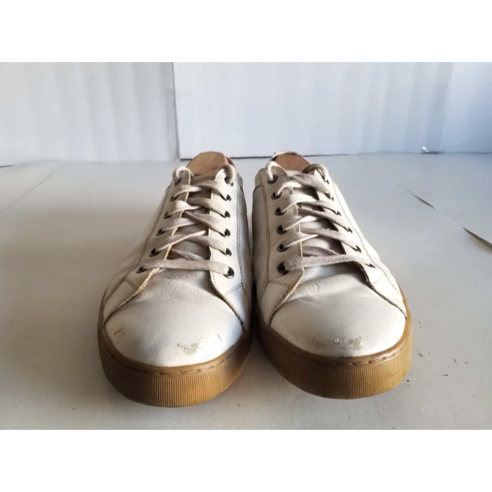 Johnston & Murphy Johnston & Murphy 1850 Allister Casual Sneaker Men's White Leather 11.5 Size Shoes M Size US 12 / EU 45 - 6 Thumbnail