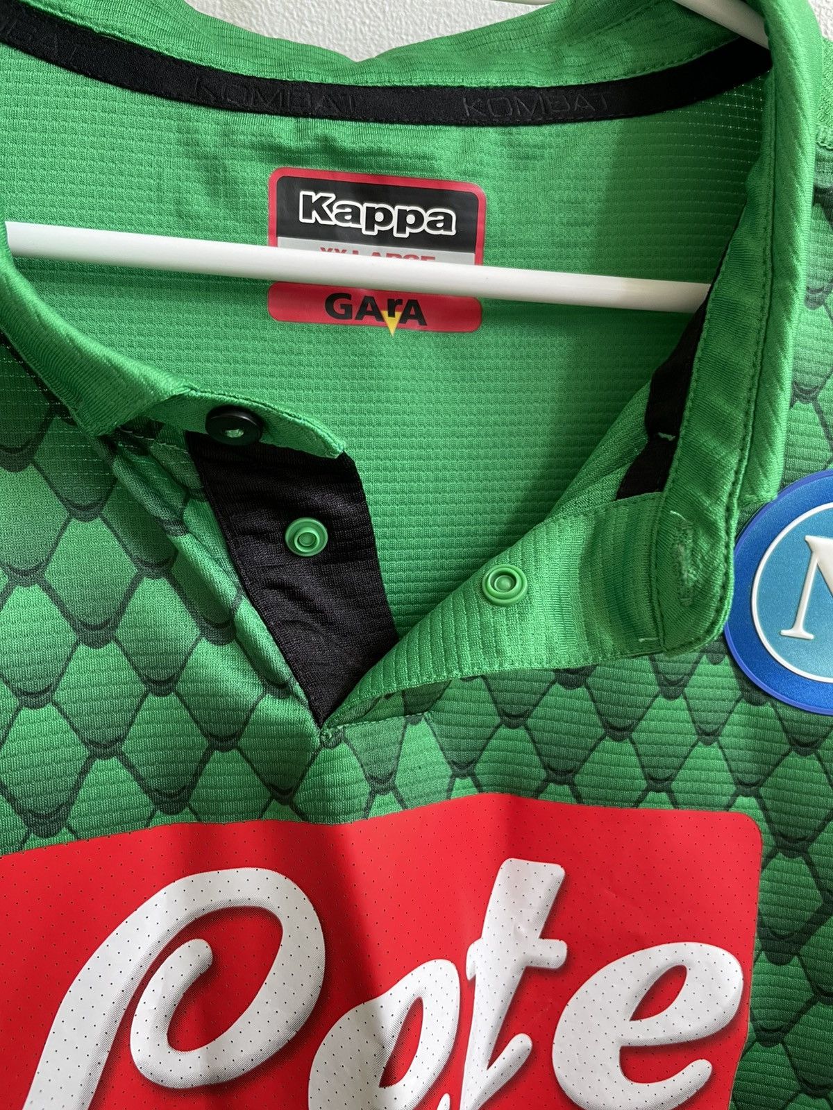 Vintage Napoli 2018 2019 Goalkeeper Home Shirt Football Soccer Jersy Size US XXL / EU 58 / 5 - 21 Thumbnail
