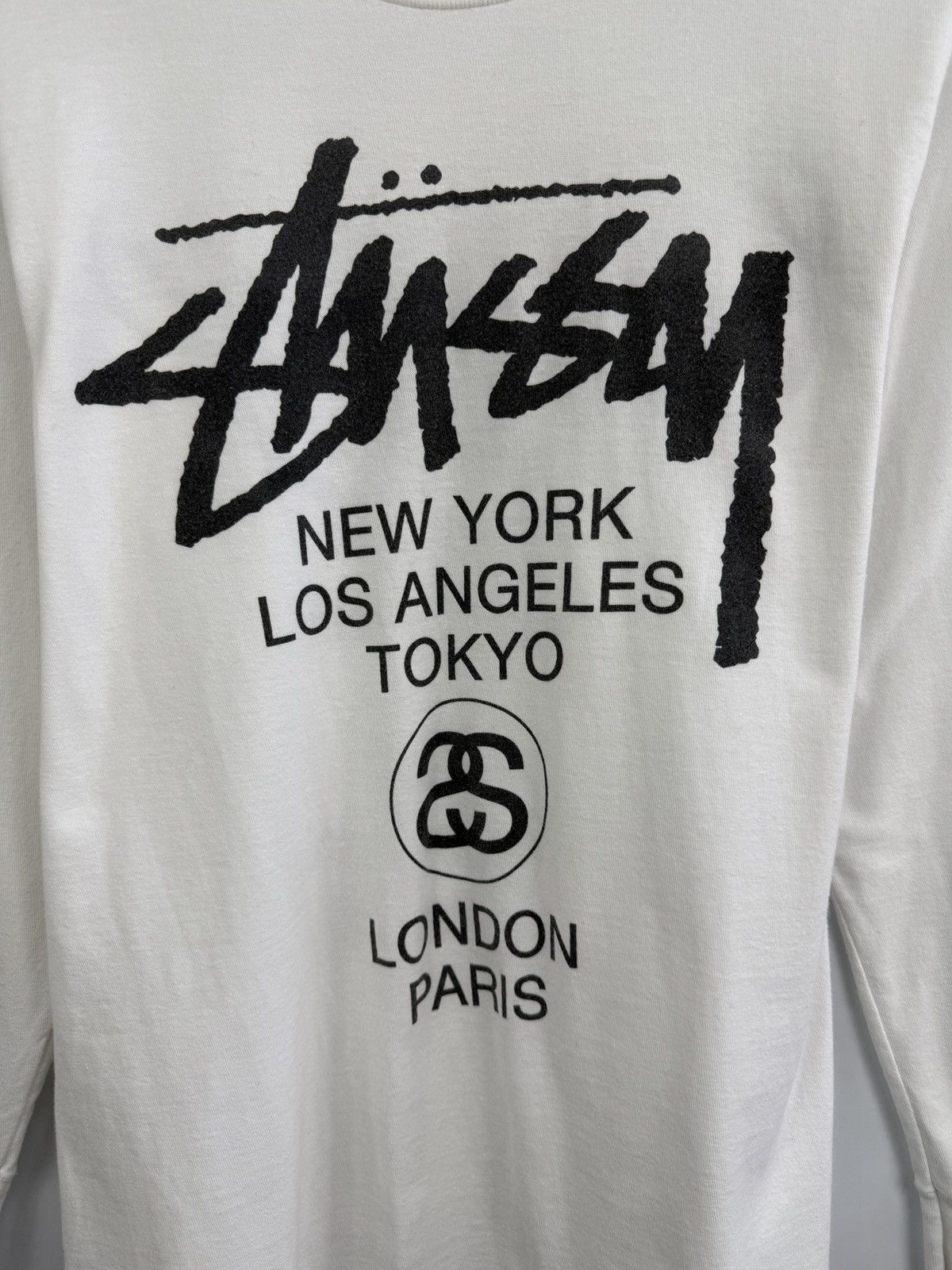 Stussy 🇺🇸 Y2K Stussy World Tour Long Sleeve New York Los Angels Size US S / EU 44-46 / 1 - 6 Thumbnail