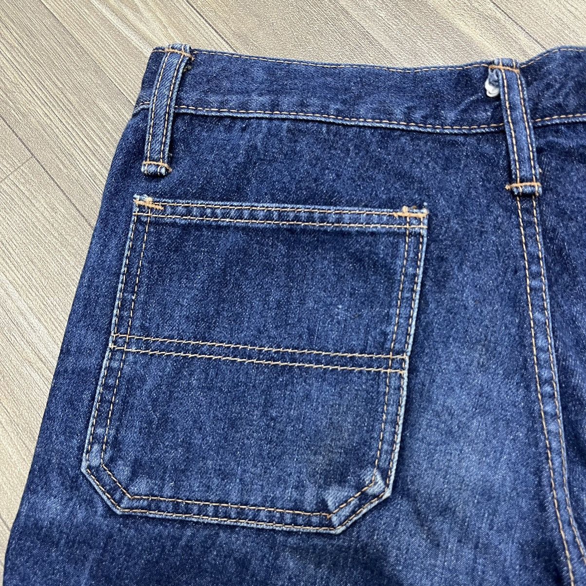 If Six Was Nine × Japanese Brand × Le Grande Bleu (L.G.B.) Vintage Big John Flared Jeans Bush Pants Style BootCut Denim Size US 27 - 13 Thumbnail