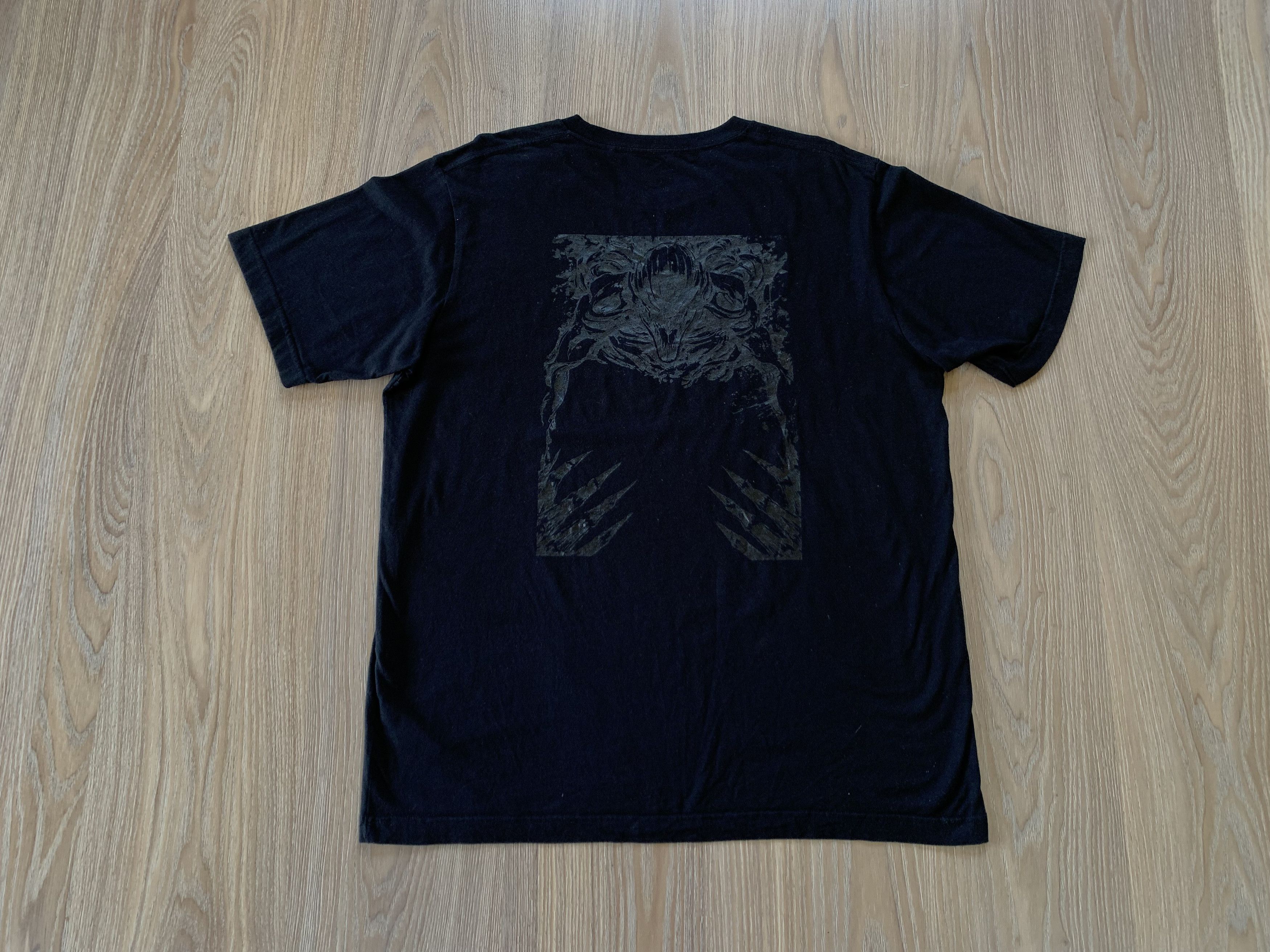 Japanese Brand × Uniqlo Uniqlo Alien Black Printed T-Shirt Size US L / EU 52-54 / 3 - 3 Thumbnail