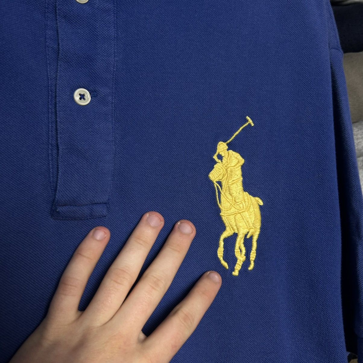 Polo Ralph Lauren Vintage Polo Ralph Lauren big pony 3 streetwear polo Size US XL / EU 56 / 4 - 3 Thumbnail
