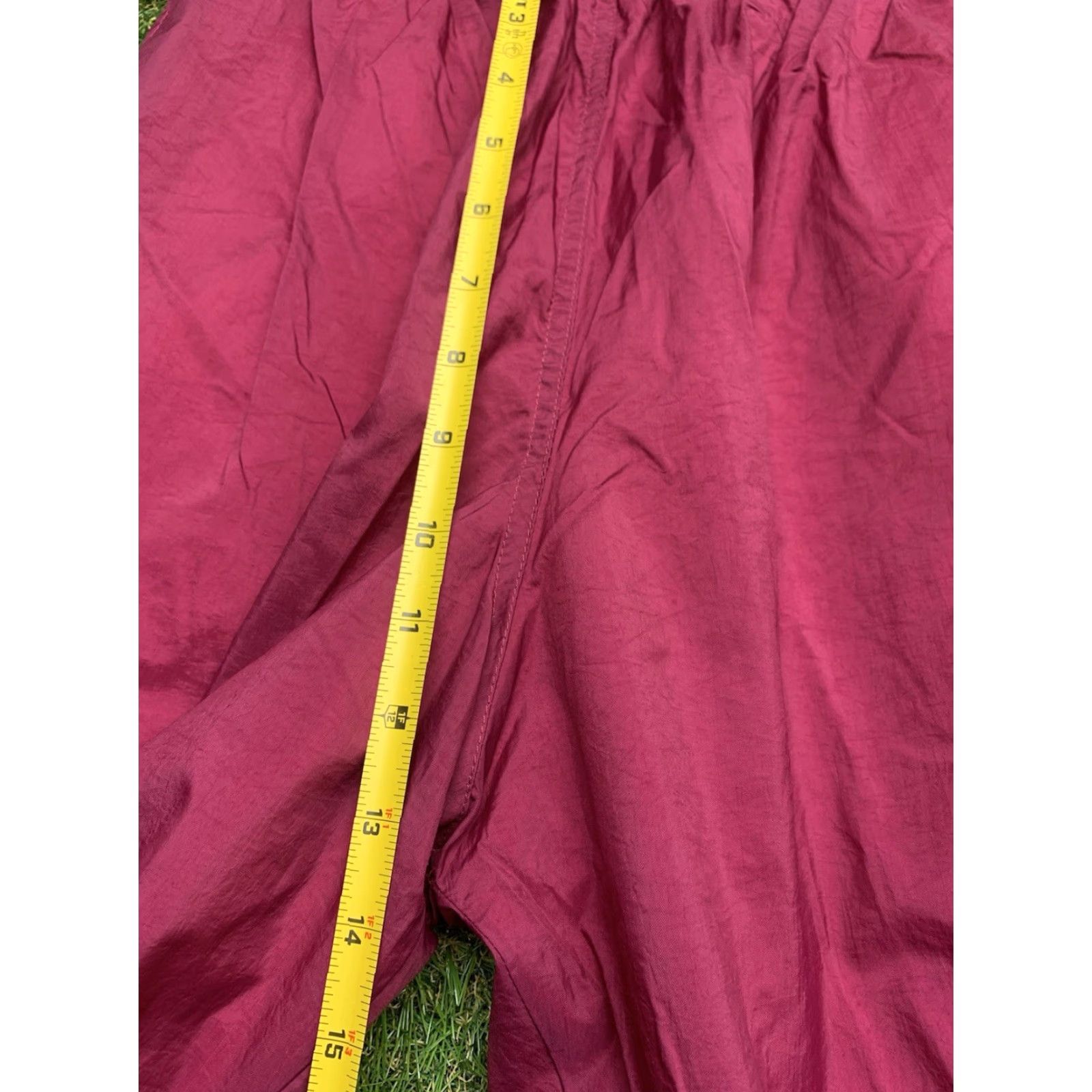 Umbro Umbro Vintage Nylon Lined Trackpants Sweatpants Mens Small 26x32 Maroon Sport Blue Nylon Polyester Athletic Pants Track Size US 29 - 6 Thumbnail