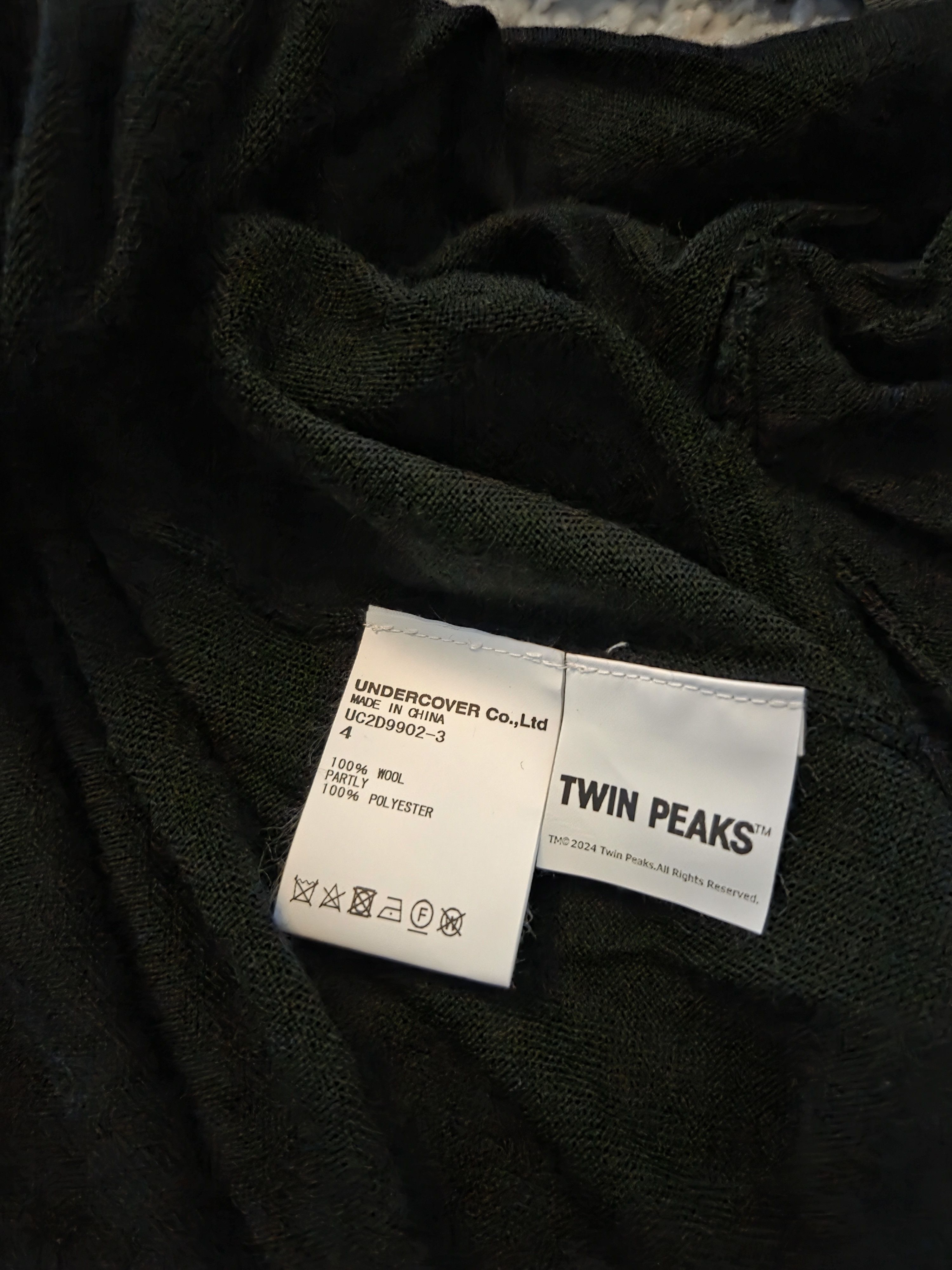 Undercover TWIN PEAKS × Undercover knitted Cardigan Size 4 Size US XL / EU 56 / 4 - 13 Thumbnail