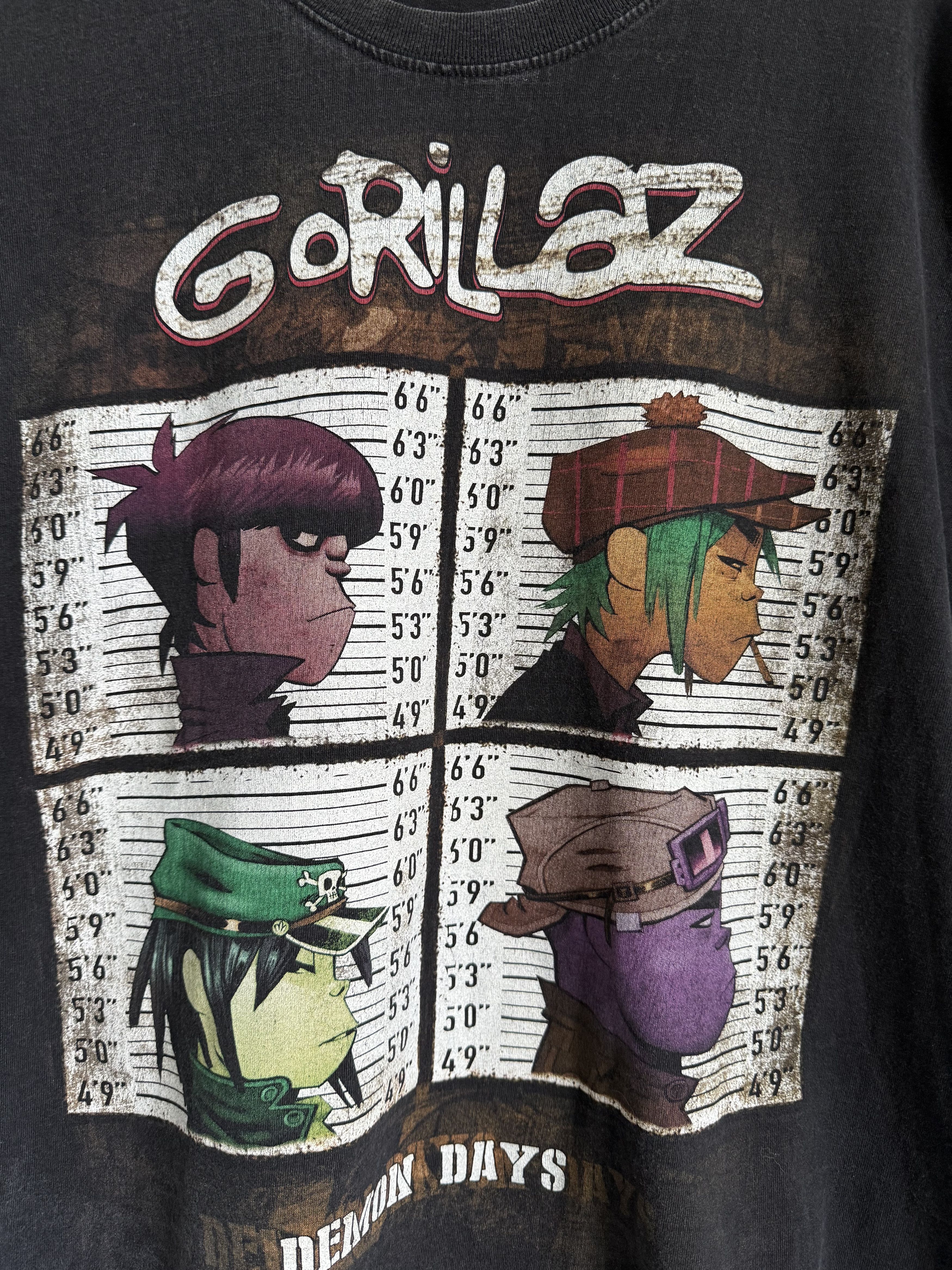 Band Tees × Vintage Vintage 2005 Gorillaz Demon Days t-shirt Size US M / EU 48-50 / 2 - 2 Thumbnail