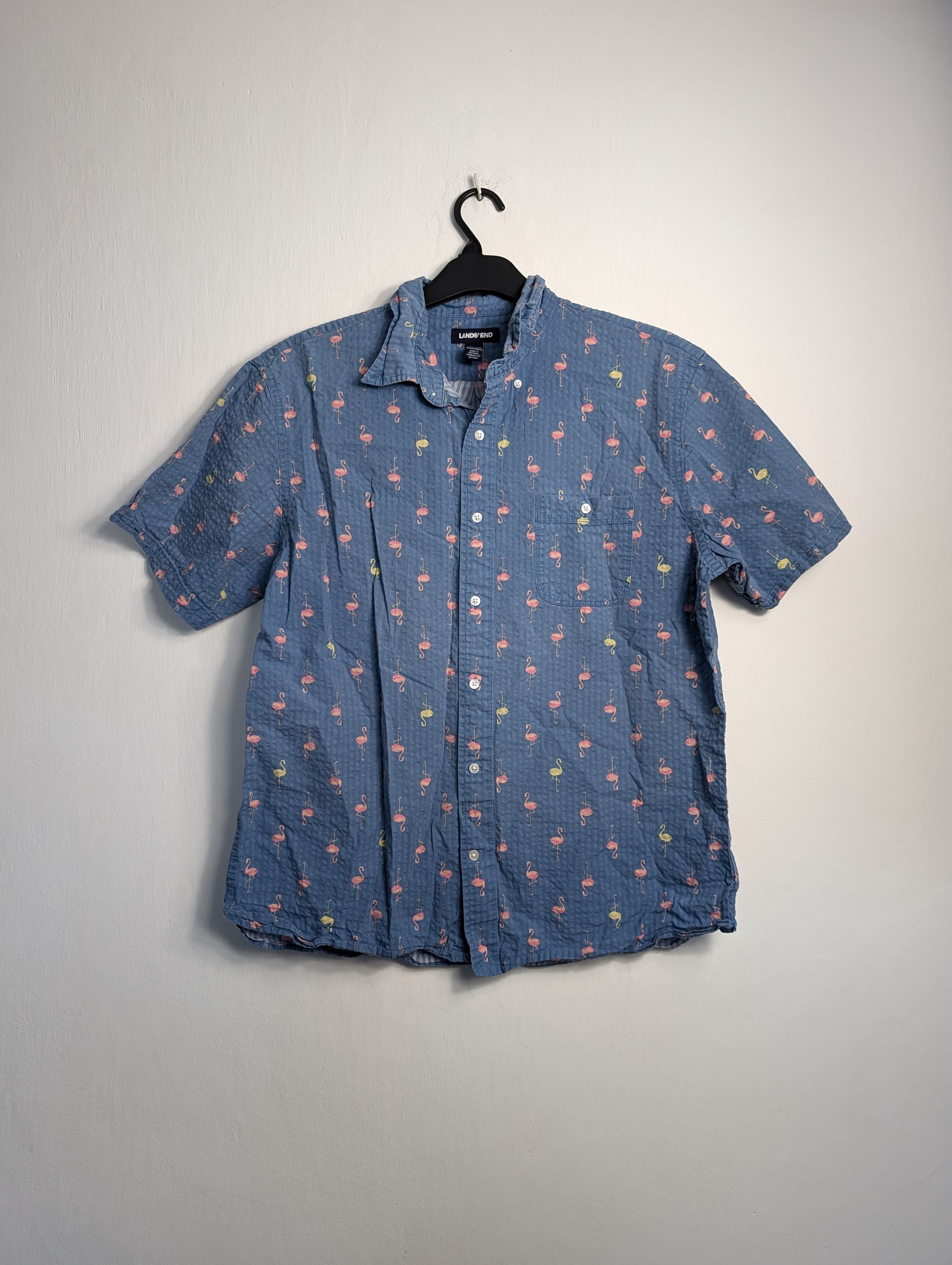 Vintage Vintage Y2K Hawaiian Shirt - Summer Floral Palm Tree Print Size US L / EU 52-54 / 3 - 1 Thumbnail
