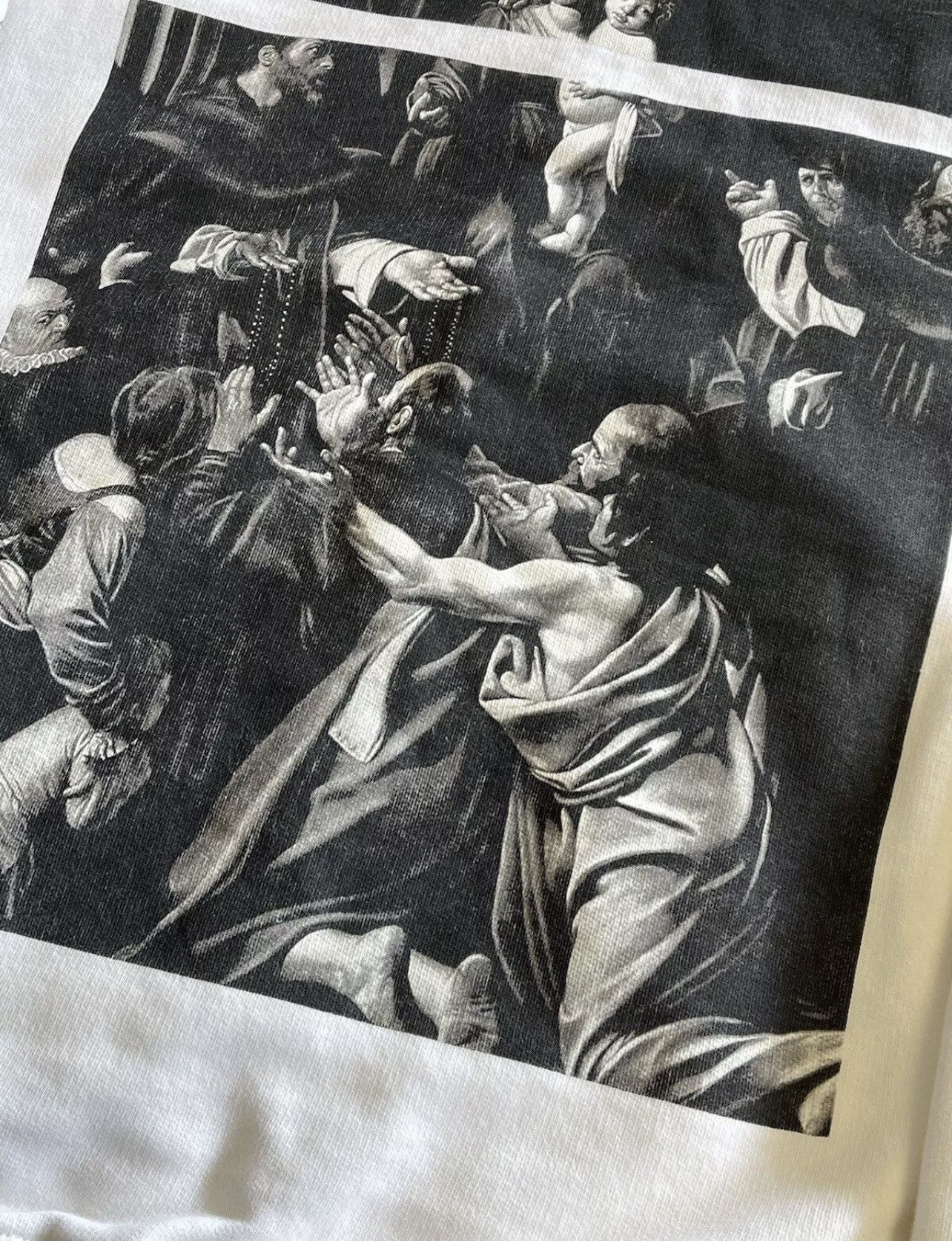 Off-White Size L - OFF-WHITE Caravaggio Square Graphic Sweatshirt Size US L / EU 52-54 / 3 - 9 Thumbnail