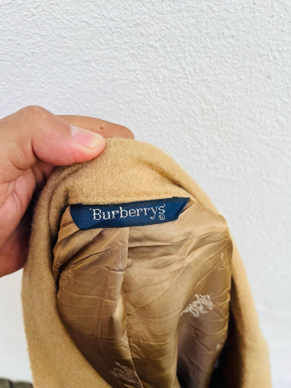 Burberry × Vintage Vintage Burberrys Bullocks 100% Pure Camel Hair Wool Jacket Size US L / EU 52-54 / 3 - 10 Thumbnail