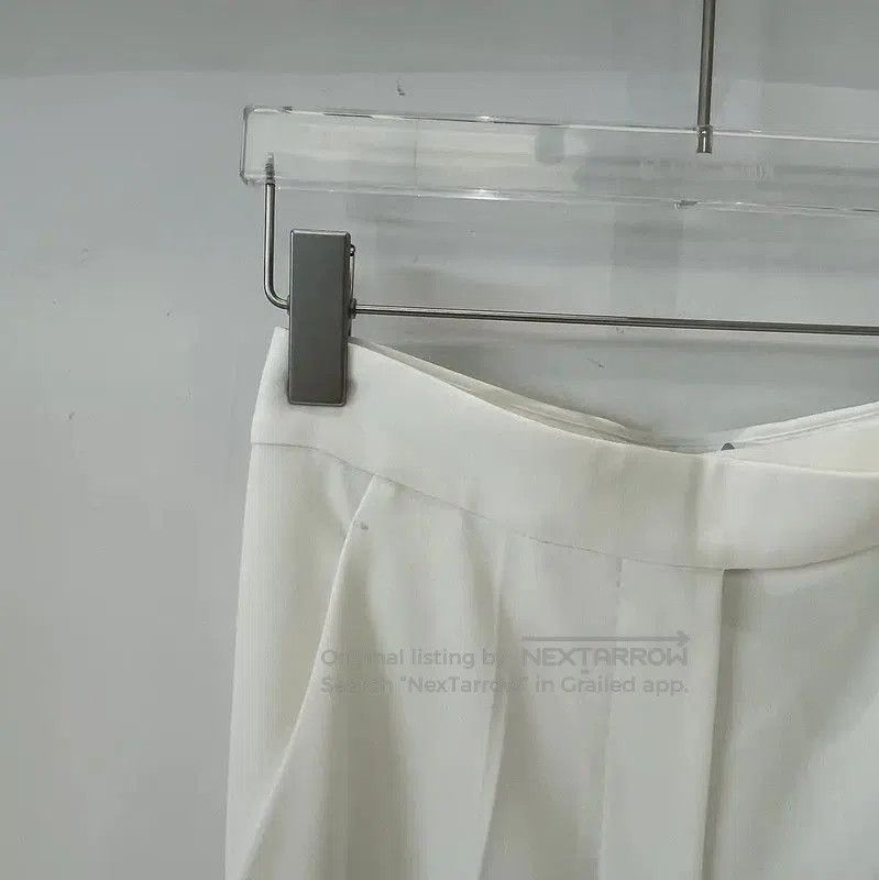 Max Mara MaxMara Elegant White Polyester Casual Pants . Size 22" - 3 Thumbnail