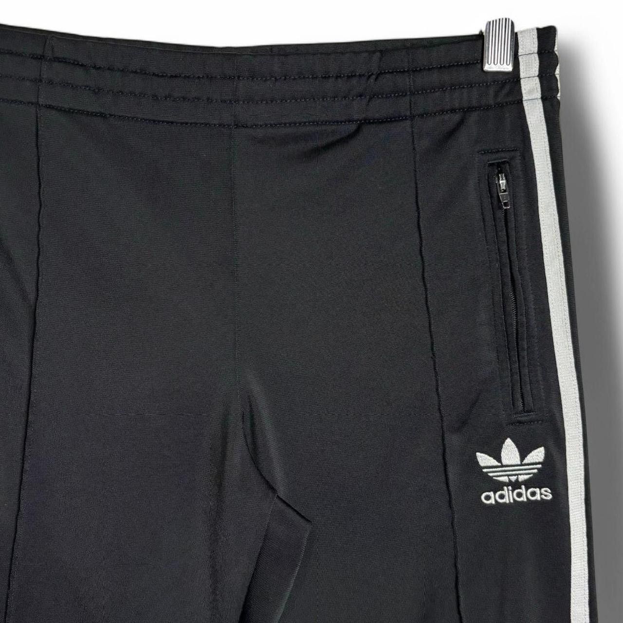 Adidas Vintage Style Adidas Black Sport Track Pants Size 29" - 2 Thumbnail