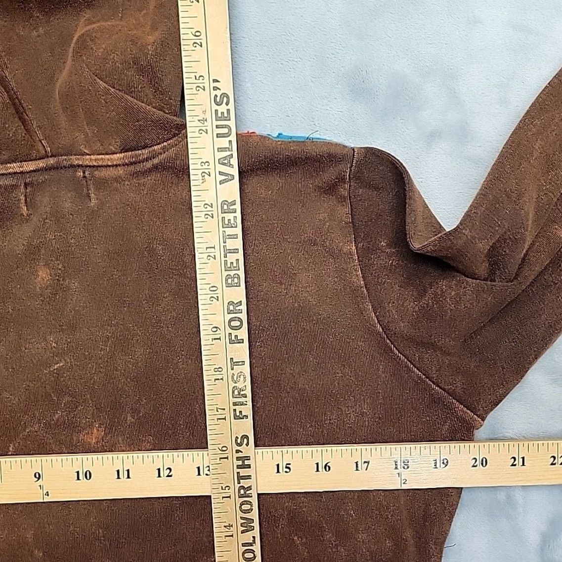 Vintage Rising International Hoodie Women Large Brown Full Zip Patchwork Boho Hippie Size L / US 10 / IT 46 - 7 Thumbnail