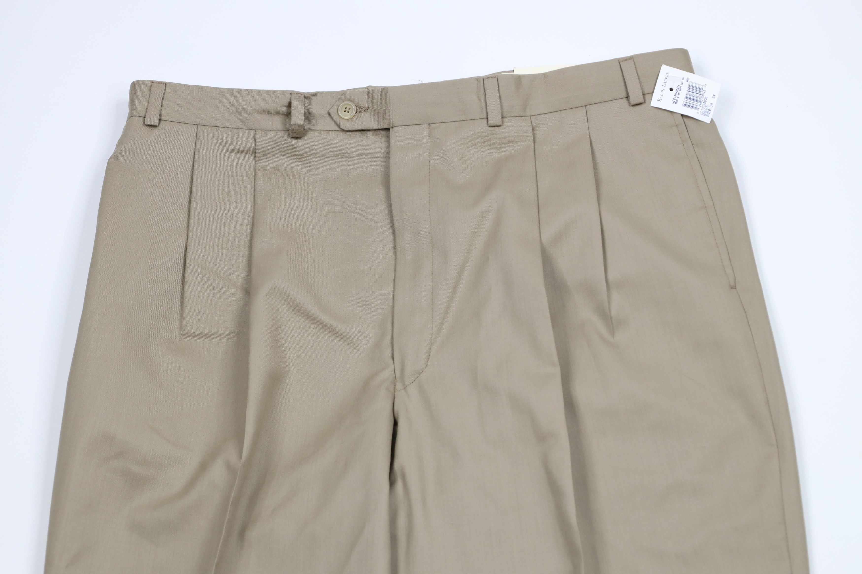 Ralph Lauren × Vintage Deadstock Vintage 90s Ralph Lauren Cashmere Wide Leg Pants Size US 38 / EU 54 - 2 Thumbnail
