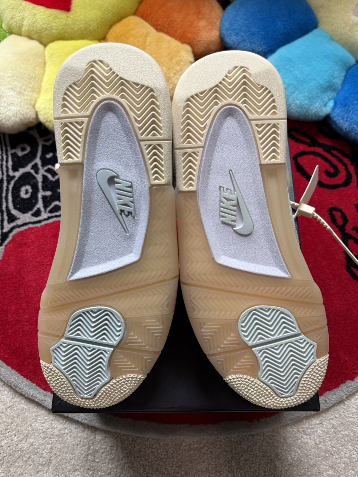 Nike × Off-White Nike Off-White Air Jordan 4 Sail Size US 9 / EU 42 - 6 Thumbnail