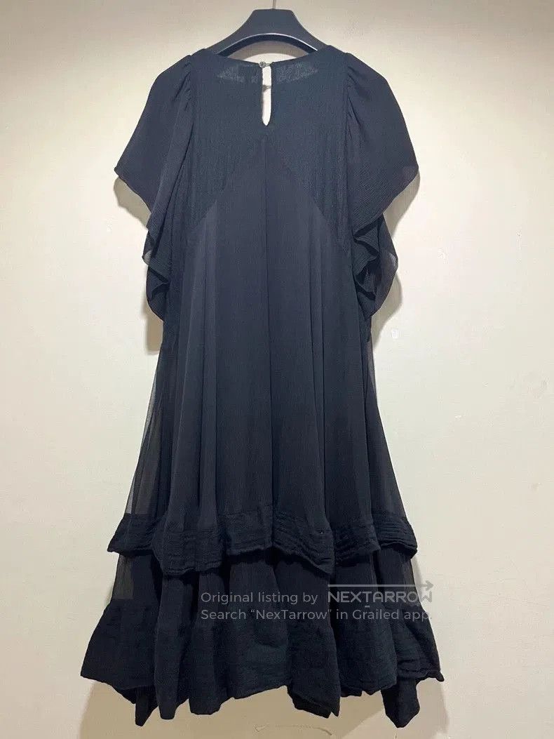 Kenzo Kenzo Silk Wool Black Maxi Dress. Size ONE SIZE - 2 Thumbnail