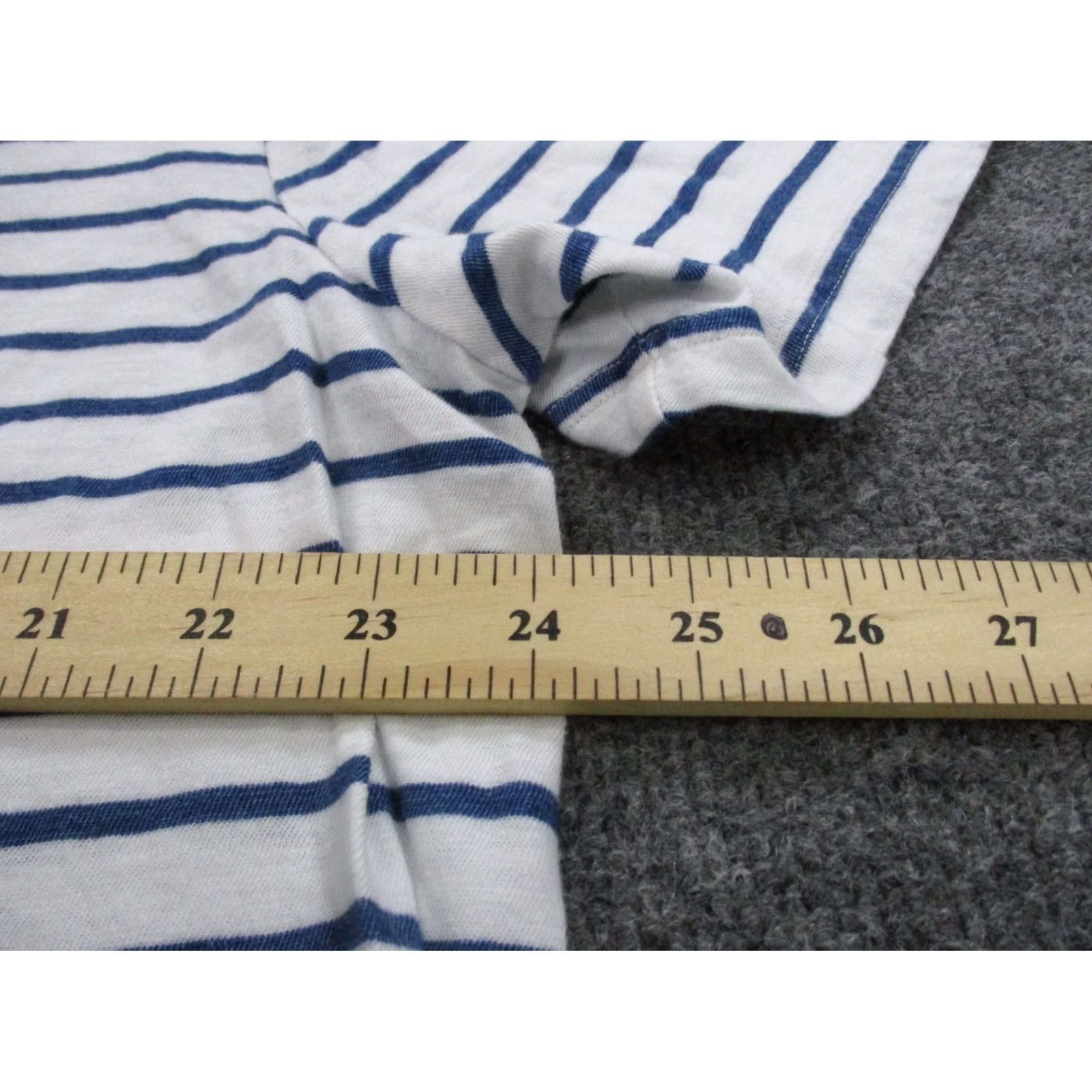 Faherty Faherty T Shirt Mens 2XL Striped Sport Preppy Beach Stretch Casual Lightweight Shirt Mens 2XL Multicolor Cotton Knit Logo Breathable Size US XXL / EU 58 / 5 - 5 Thumbnail