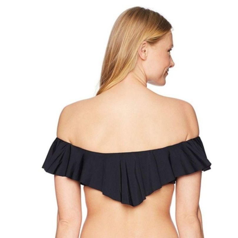 Trina Turk Trina Turk Off Shoulder Ruffle Bandeau Bikini Top Size XL / US 12-14 / IT 48-50 - 3 Thumbnail