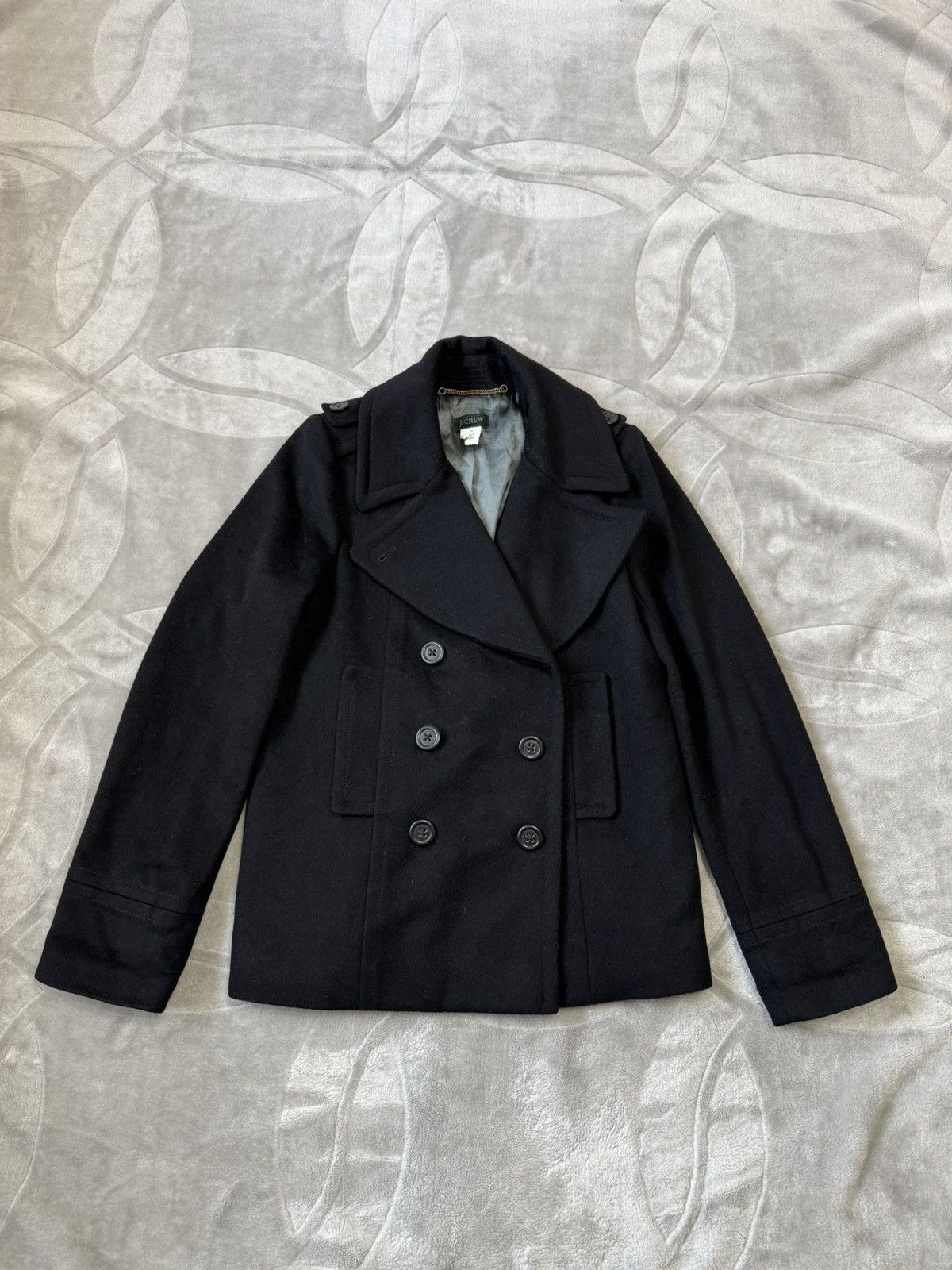 J.Crew J.Crew Thinsulate Inaulation Wool Pea Coat double breasted M Size M / US 6-8 / IT 42-44 - 1 Thumbnail