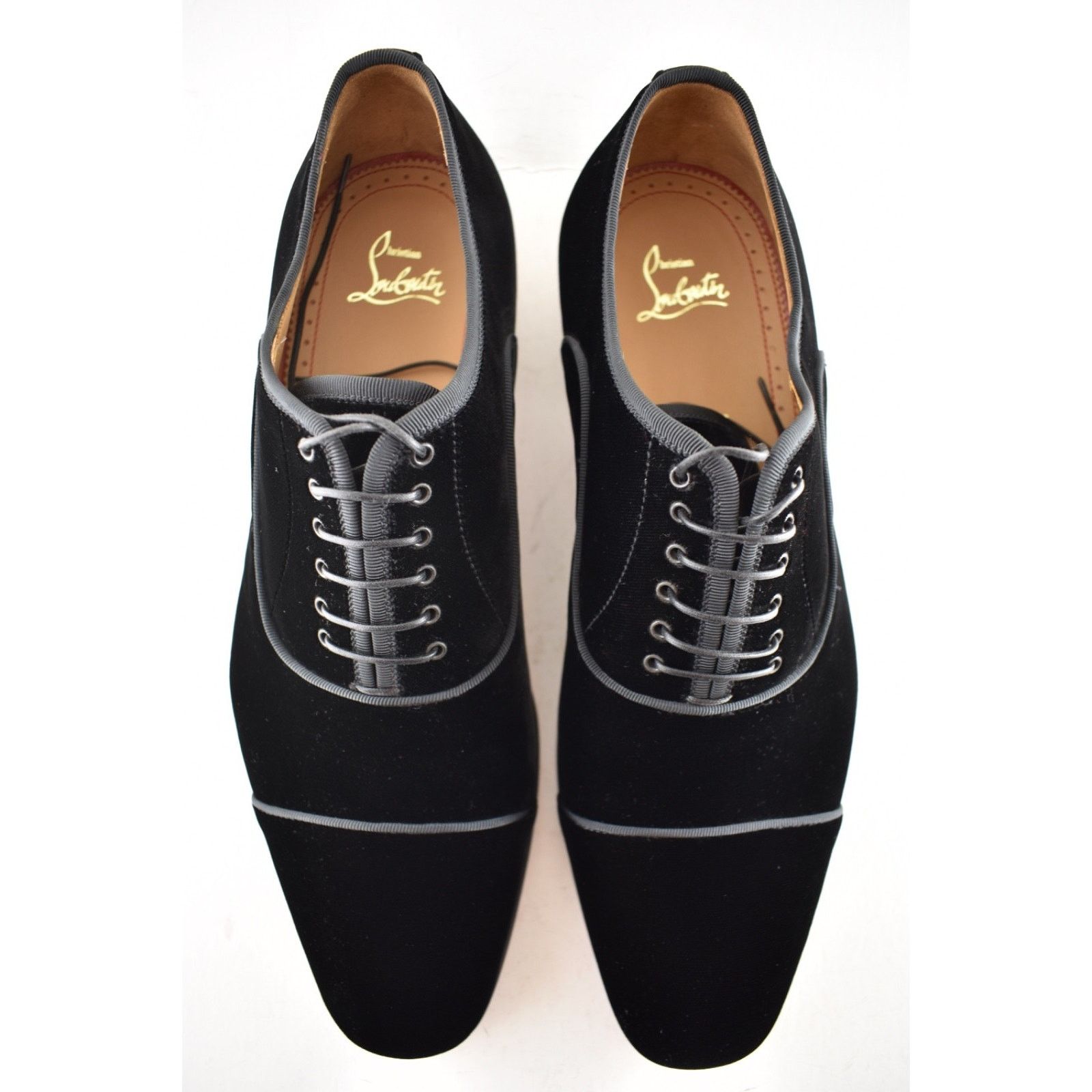 Christian Louboutin Christian Louboutin Black Velvet Oxford Dress Loafer 41 8 Size US 8 / EU 41 - 10 Thumbnail