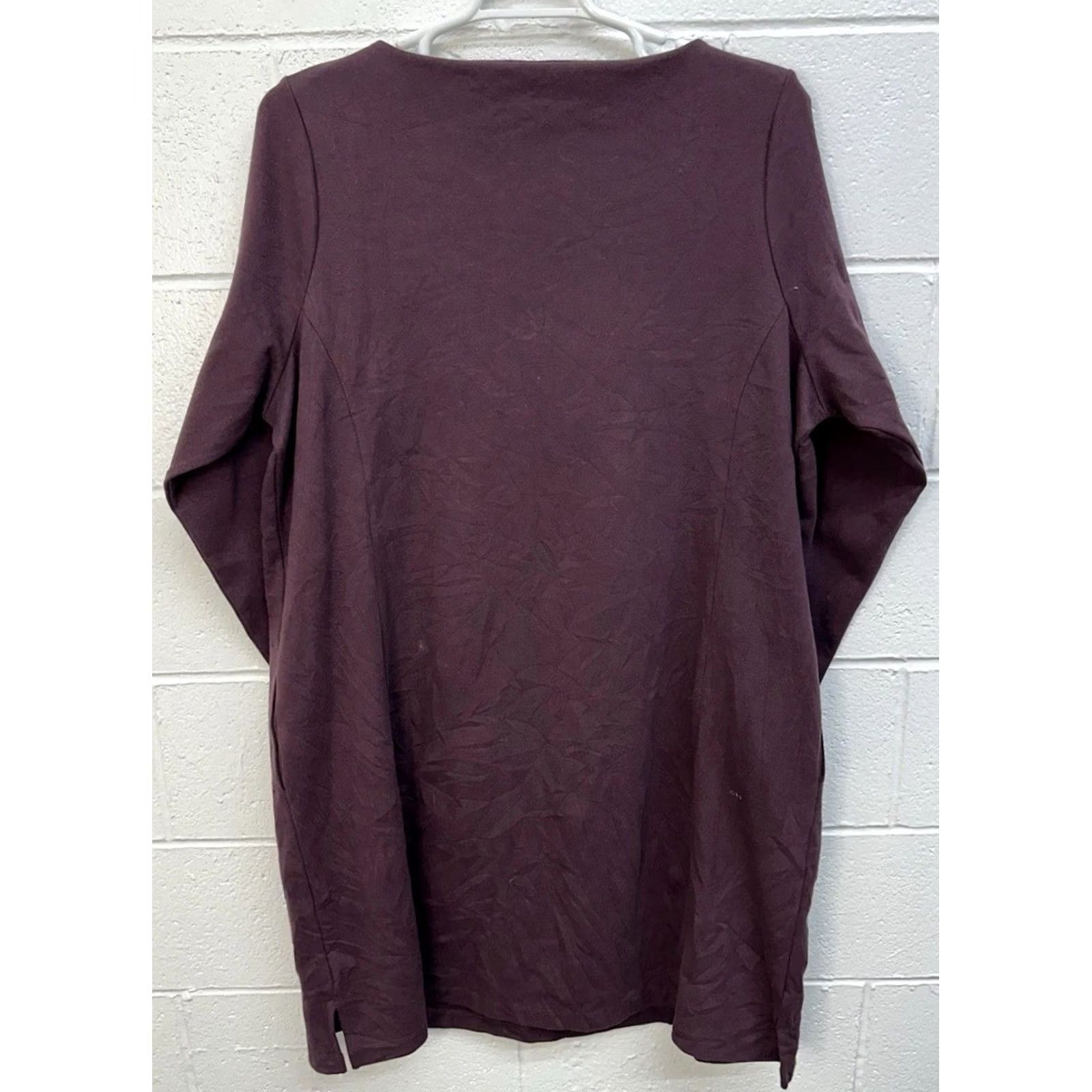 Duluth Trading Company Duluth Trading Co Shift Dress Burgundy 2X Midi Women’s Plus Size 2X Red Size XXL / US 16-18 / IT 52-54 - 3 Thumbnail