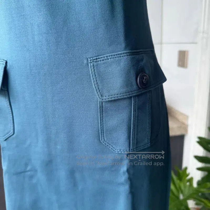 Burberry Burberry M Blue Short Sleeve Dress. Size M / US 6-8 / IT 42-44 - 2 Thumbnail