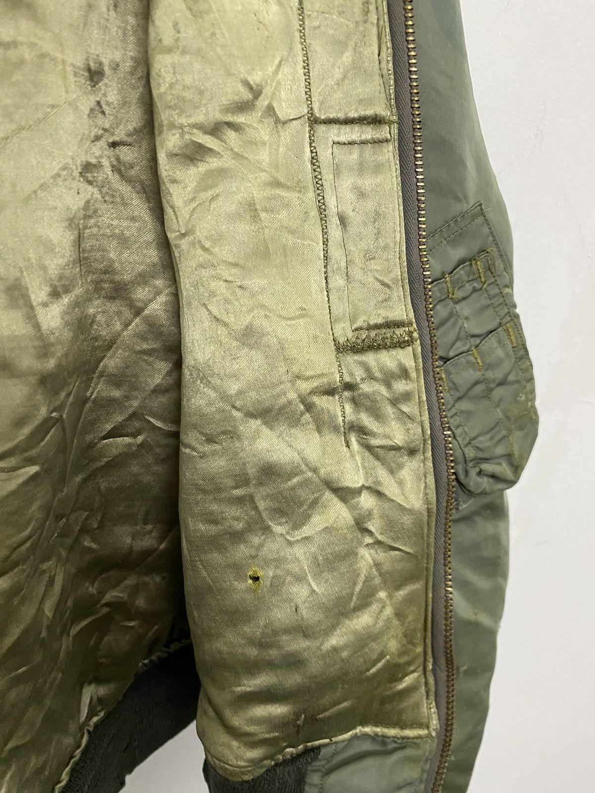Chevignon × Vintage Vintage Blue Anchor Overall Co Flight Jacket Size US M / EU 48-50 / 2 - 11 Thumbnail