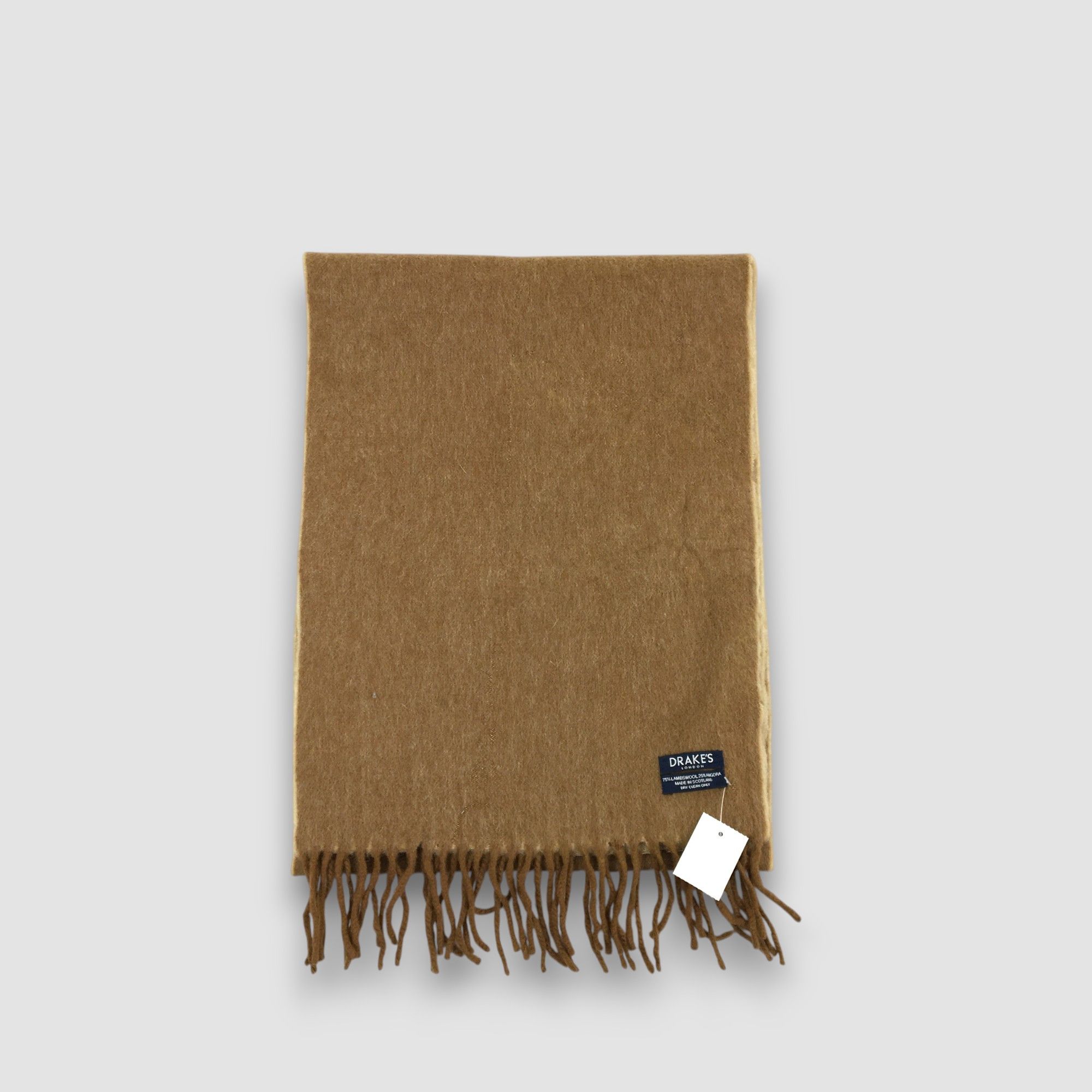 Drake Vintage Y2K Drakes Scarf Muffler Wool Cashmere Scarves Size ONE SIZE - 3 Thumbnail