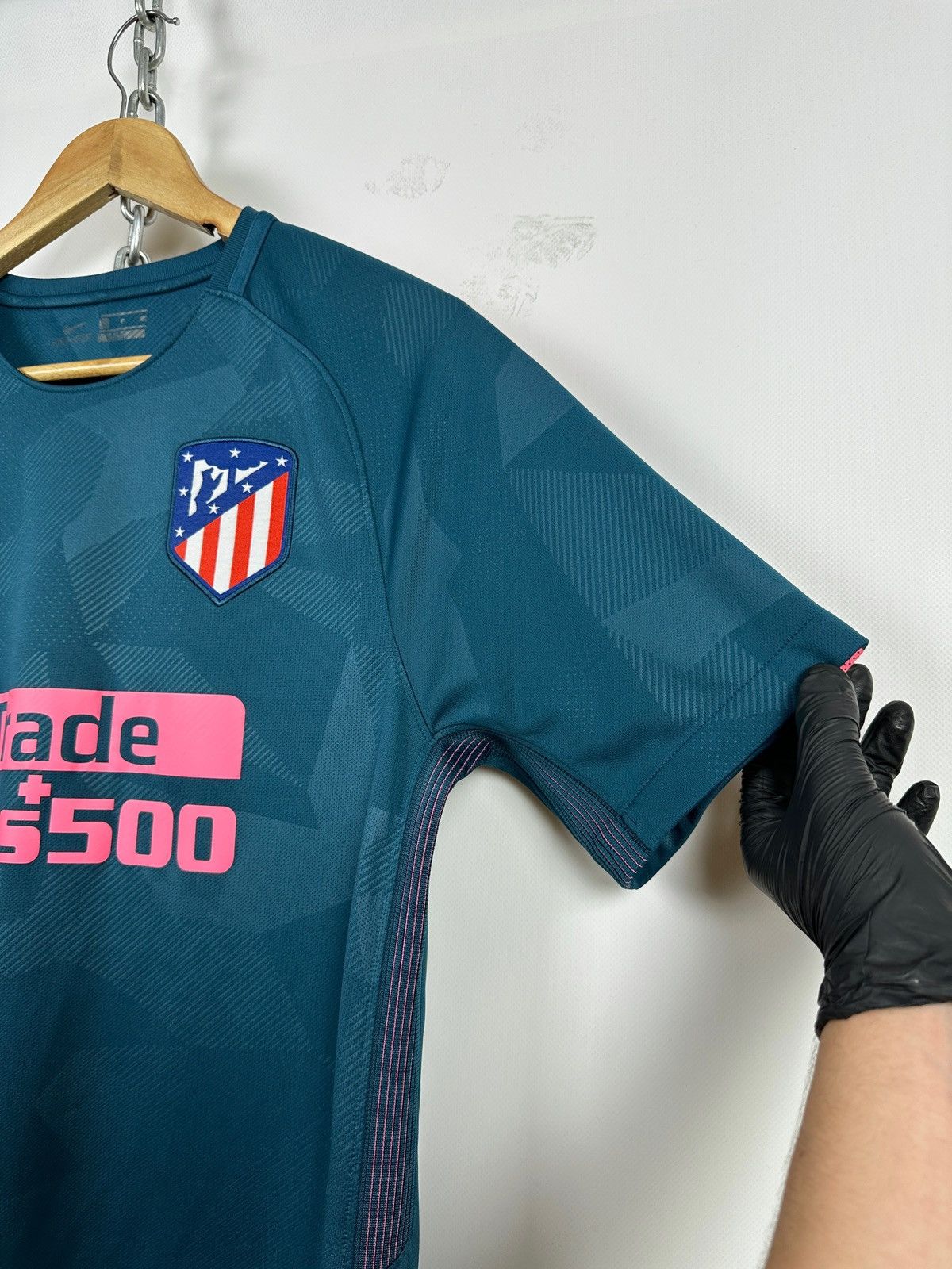 Nike 2017/18 Nike Atletico Madrid Third Kit Soccer Jersey Size US S / EU 44-46 / 1 - 10 Thumbnail