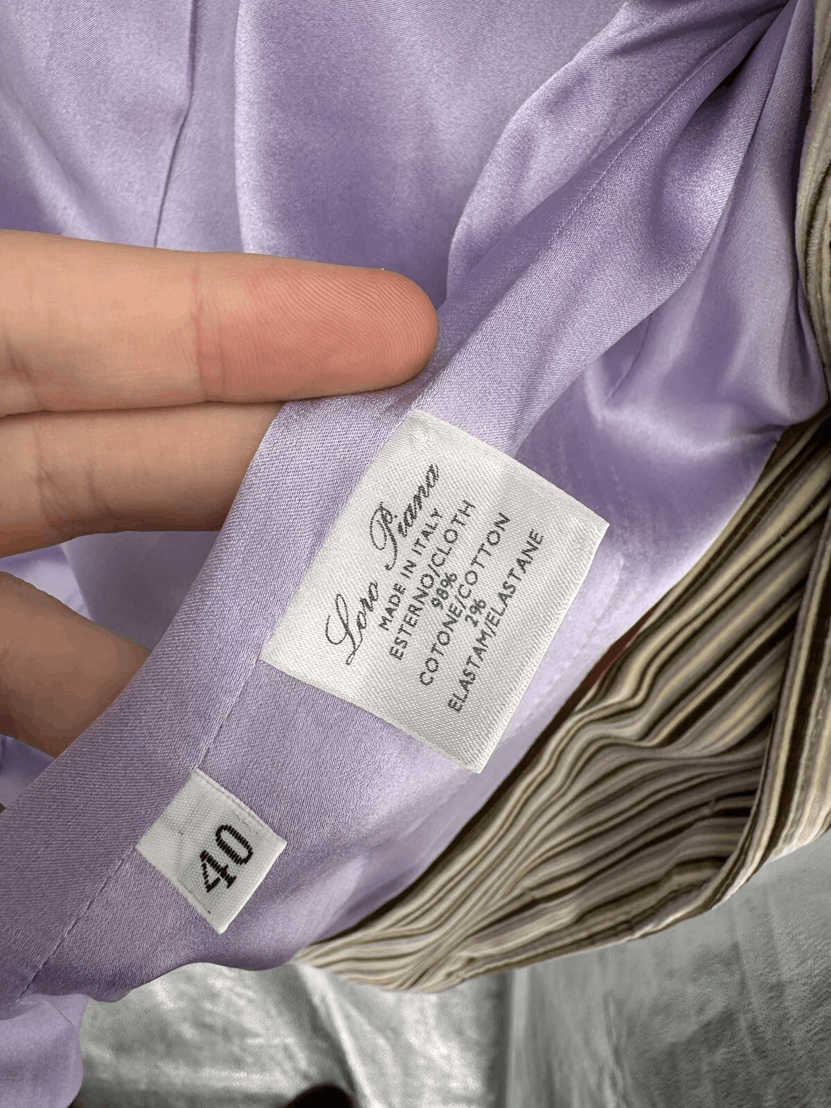 Loro Piana Loro Piana Striped Velour Blazer Size S US4 IT40 Size S / US 4 / IT 40 - 12 Thumbnail