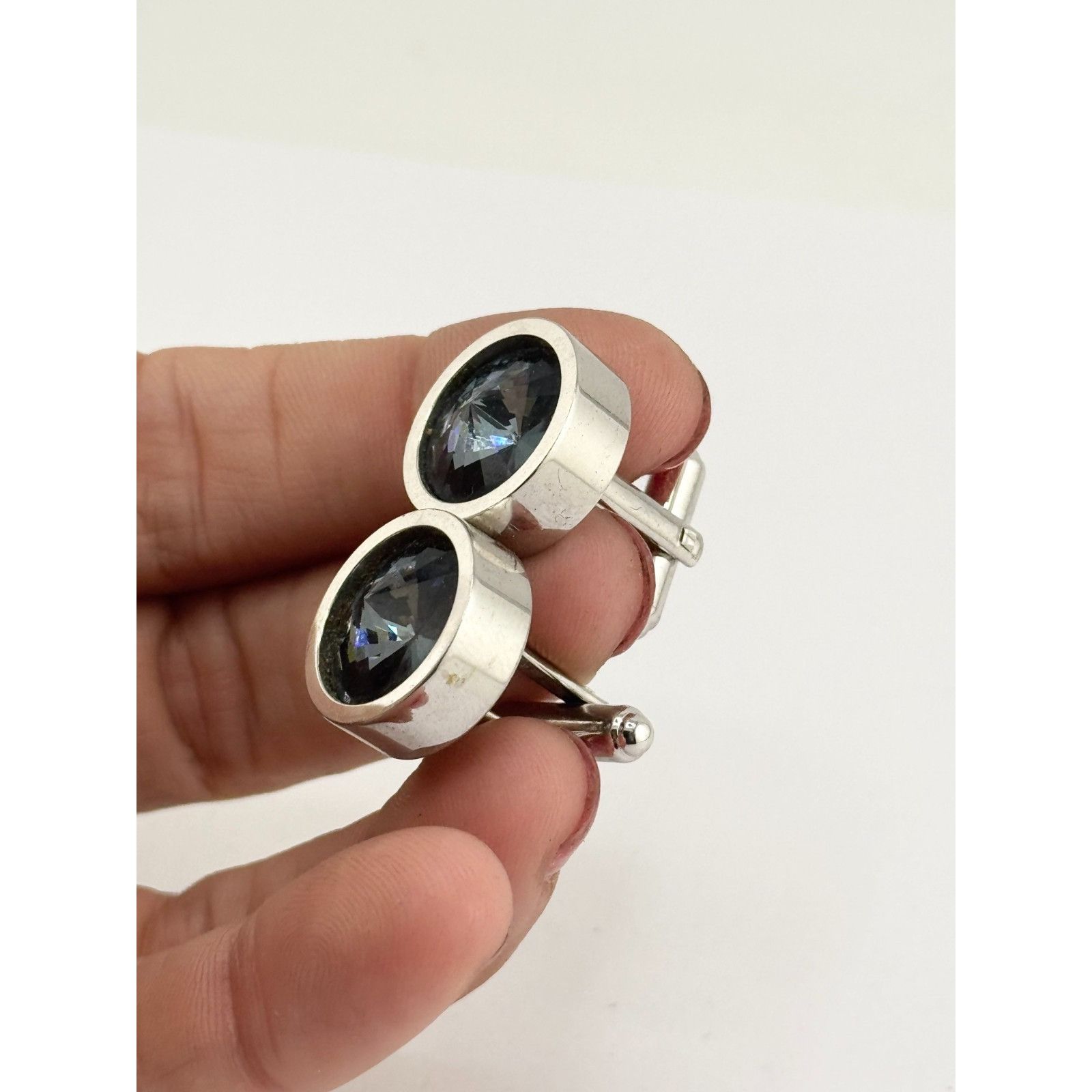 Vintage Vintage Hickok inverted glass stone cufflinks Size ONE SIZE - 5 Thumbnail