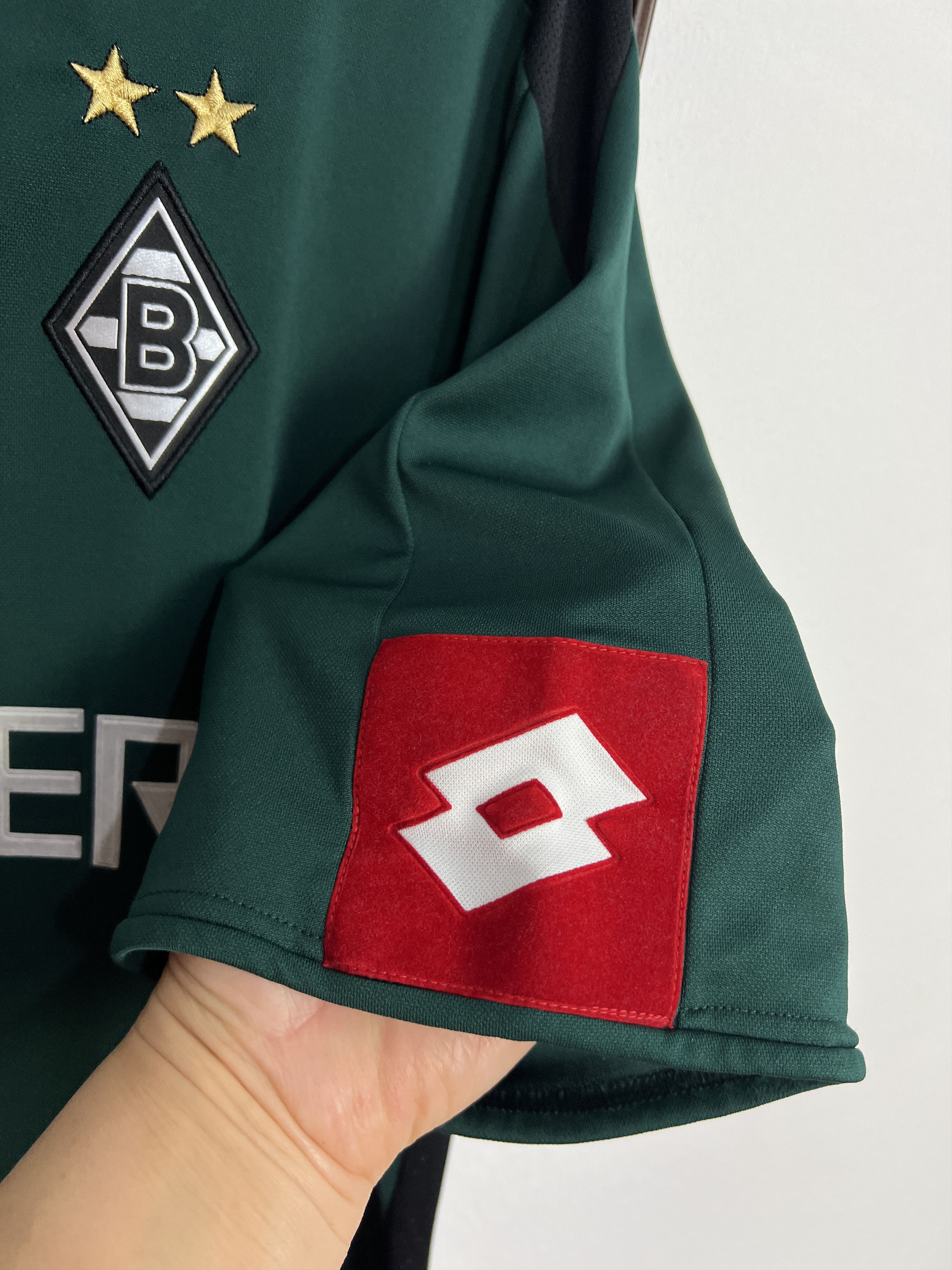 Lotto Sport Monchengladbach Home football shirt Soccer Jersey Trikot Size US XXL / EU 58 / 5 - 4 Thumbnail