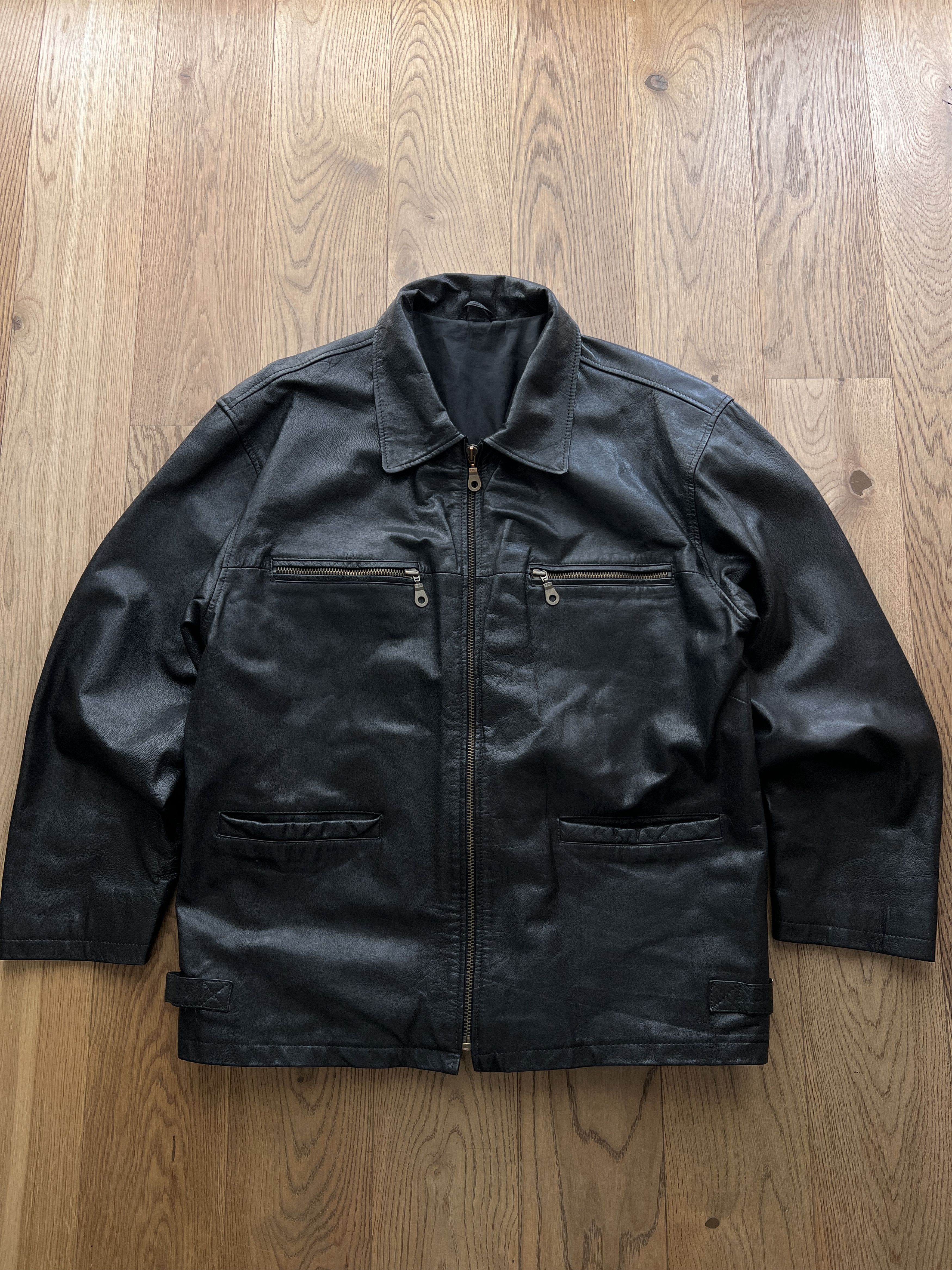 If Six Was Nine Japanese shine leather jacket 2000s rick owens kapital style Size US L / EU 52-54 / 3 - 9 Thumbnail