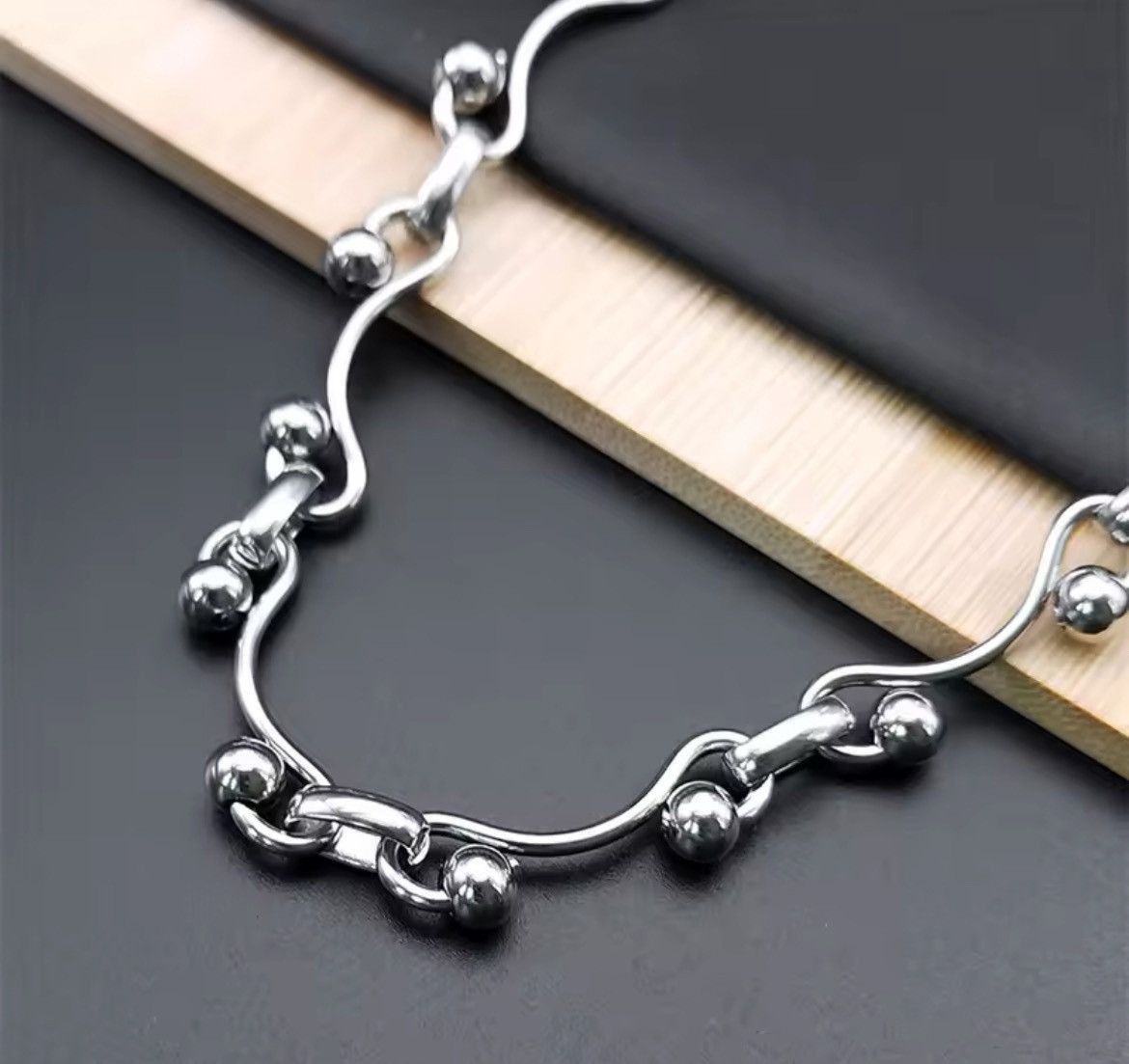 Jewelry Wave Ball Necklace Size ONE SIZE - 7 Thumbnail