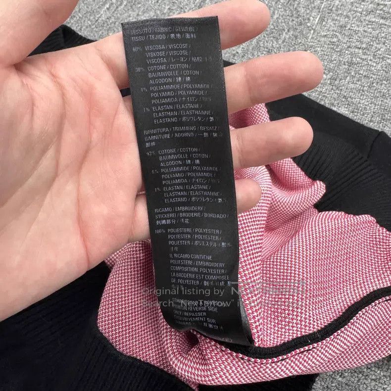 Balenciaga Balenciaga Coke Flower Knit Top Size US M / EU 48-50 / 2 - 5 Thumbnail