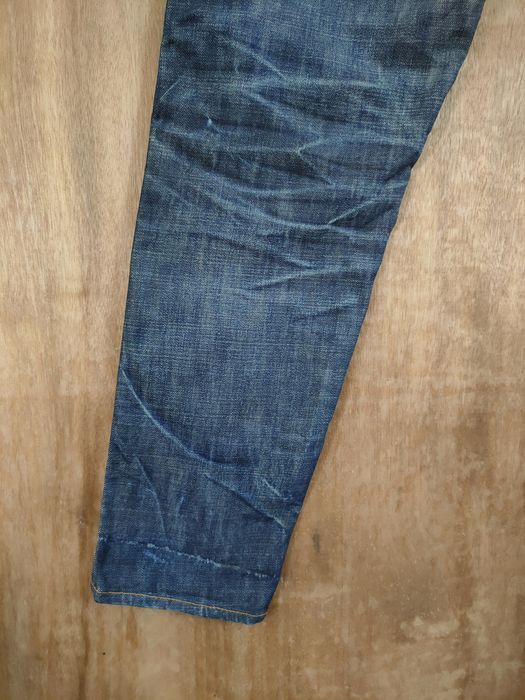 Evisu × Japanese Brand 💥RARE Evisu Lot 5506 hard denim distressed japan #46-896DLL Size US 34 / EU 50 - 5 Thumbnail