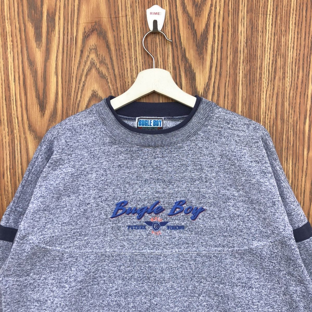 Vintage Vintage Bugle Boy Future Visions Crewneck Sweatshirt Size US L / EU 52-54 / 3 - 3 Thumbnail