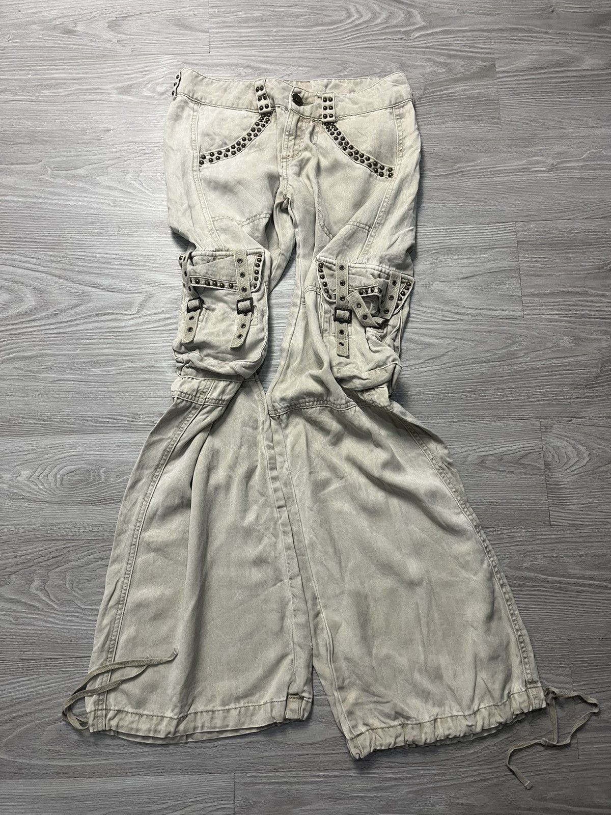 Japanese Brand Cook 90s Ifsixwasnine Lgb Style Bondage Cargo Pants Size US 30 / EU 46 - 8 Thumbnail