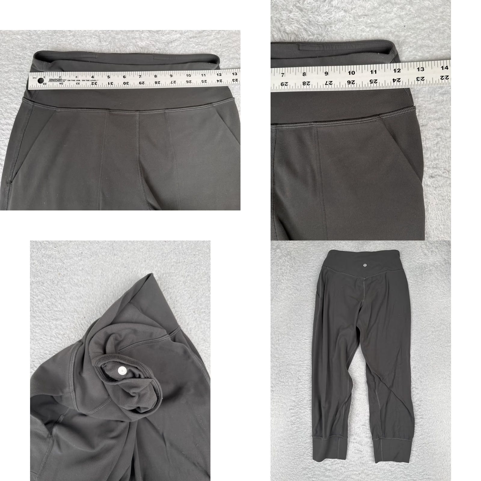 Lululemon VINTAGE Lululemon Pants Women 4 Gray Align Jogger Crop 23" Nulu Fabric W6ATAS Size 27" / US 4 / IT 40 - 8 Thumbnail