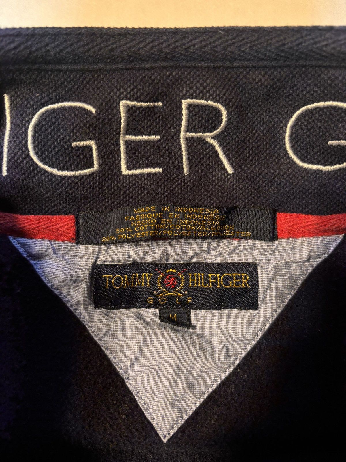 Tommy Hilfiger Vtg Tommy Hilfiger Golf 90’s Quater Zip Pullover Fleece Sz M Size US M / EU 48-50 / 2 - 4 Thumbnail