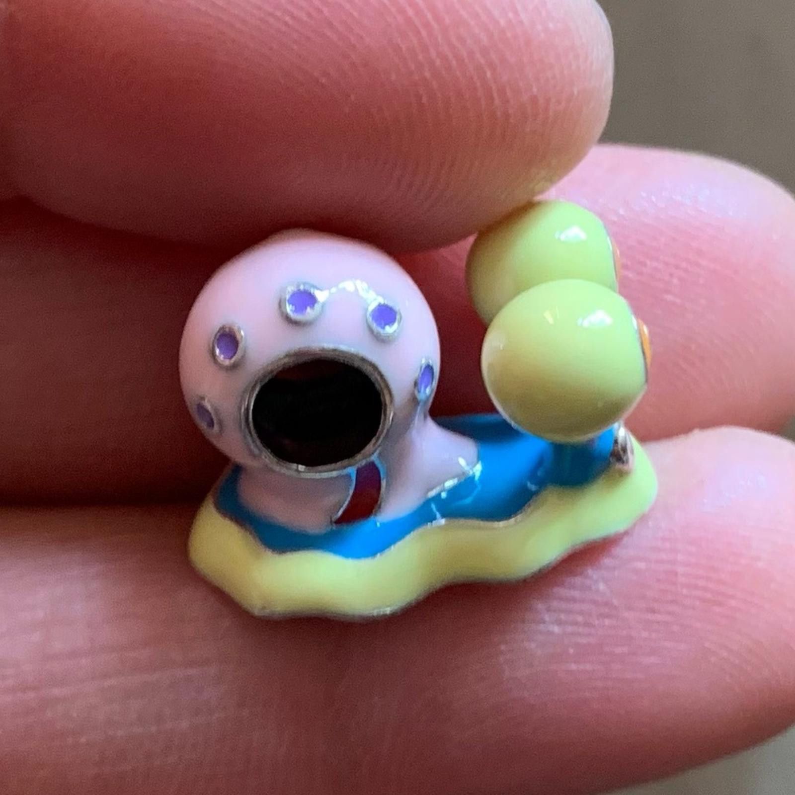 Designer NWOT Gary the Snail from SpongeBob SquarePants Charm Silver Size ONE SIZE - 5 Thumbnail