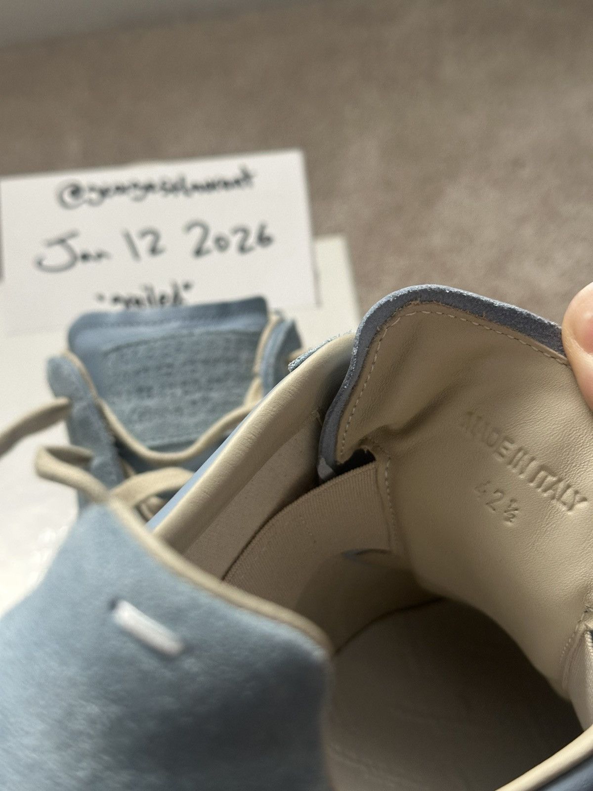 Maison Margiela Maison Margiela Replica Sneaker - Blue Size US 9.5 / EU 42-43 - 6 Thumbnail