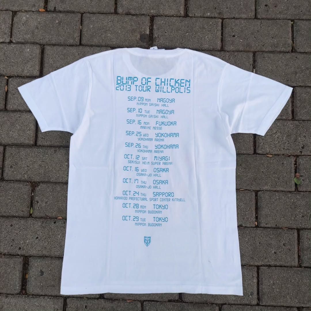 Band Tees Bump Of Chicken Willpolis Tour 2013 Japan Band Tee Size US M / EU 48-50 / 2 - 2 Thumbnail