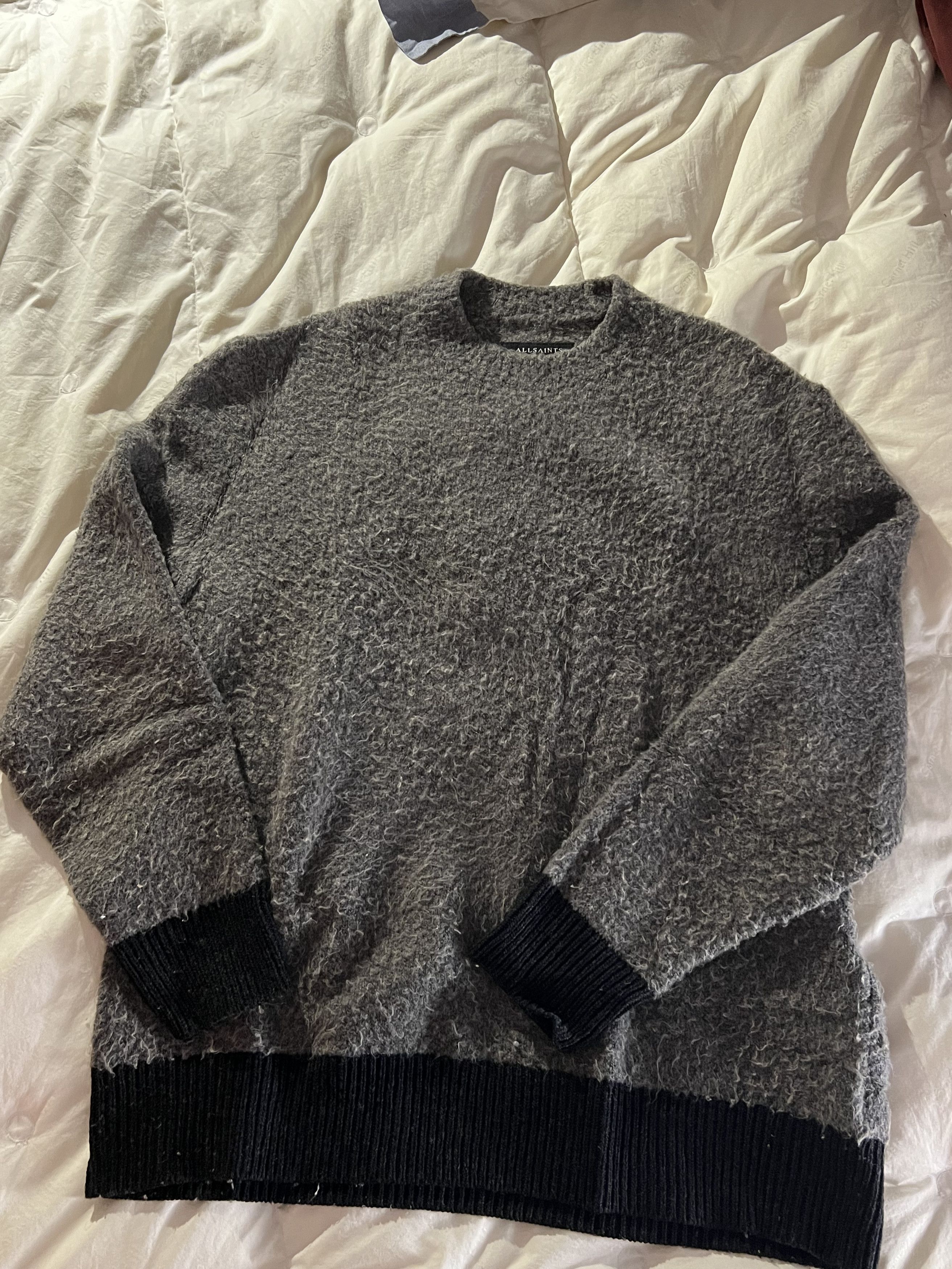 Allsaints Fleece/Mohair Sweater Size US M / EU 48-50 / 2 - 1 Thumbnail
