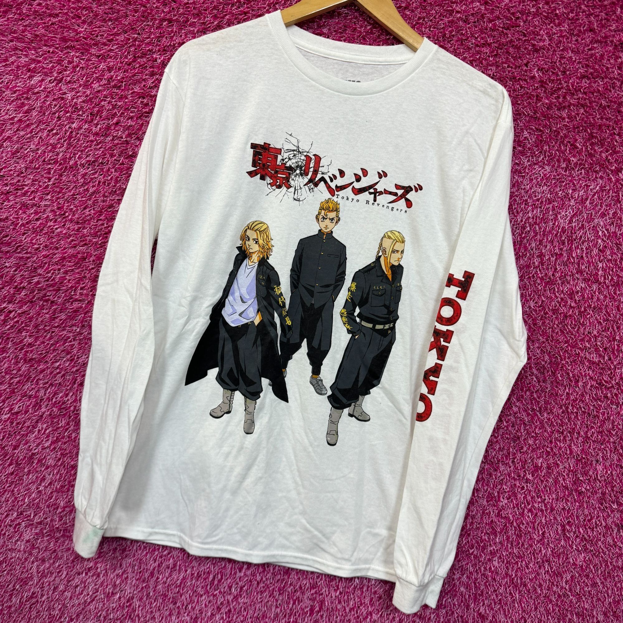Anime Tokyo Revengers Takemichi Manjiro Draken Anime Long Sleeve M Size US M / EU 48-50 / 2 - 3 Thumbnail
