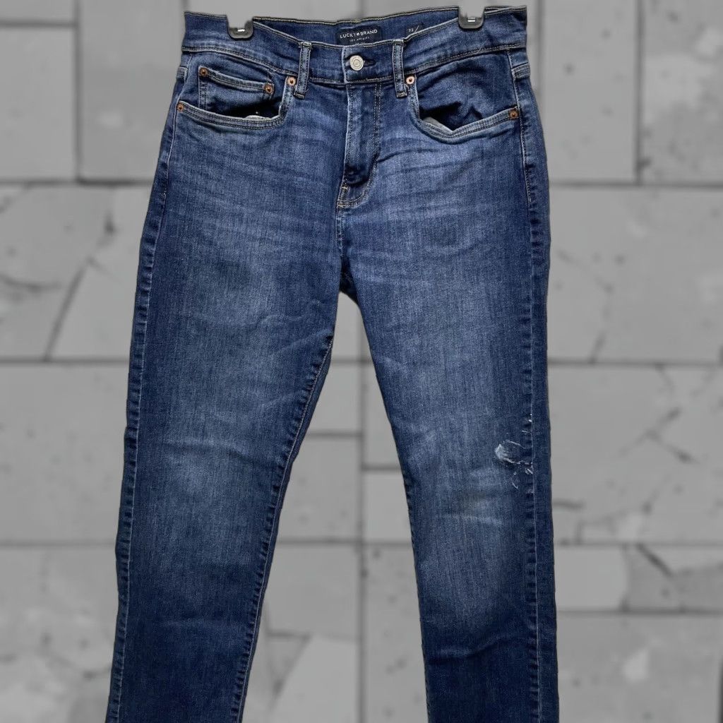 Lucky Brand LUCKY BRAND 221 Straight Jeans Mens Size 32x30 Blue Size US 32 / EU 48 - 1 Thumbnail