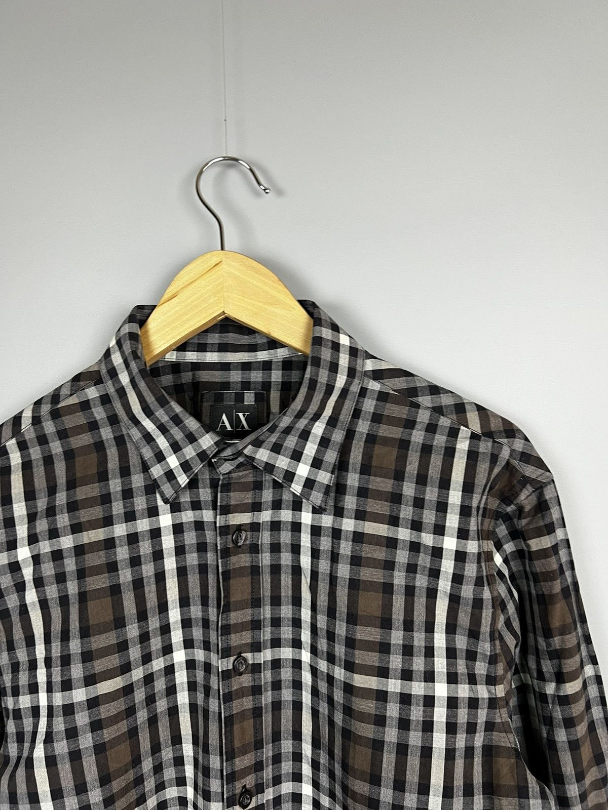 Armani Exchange ARMANI EXCHANGE A|X BUTTON UP SHIRT in check Size US L / EU 52-54 / 3 - 2 Thumbnail